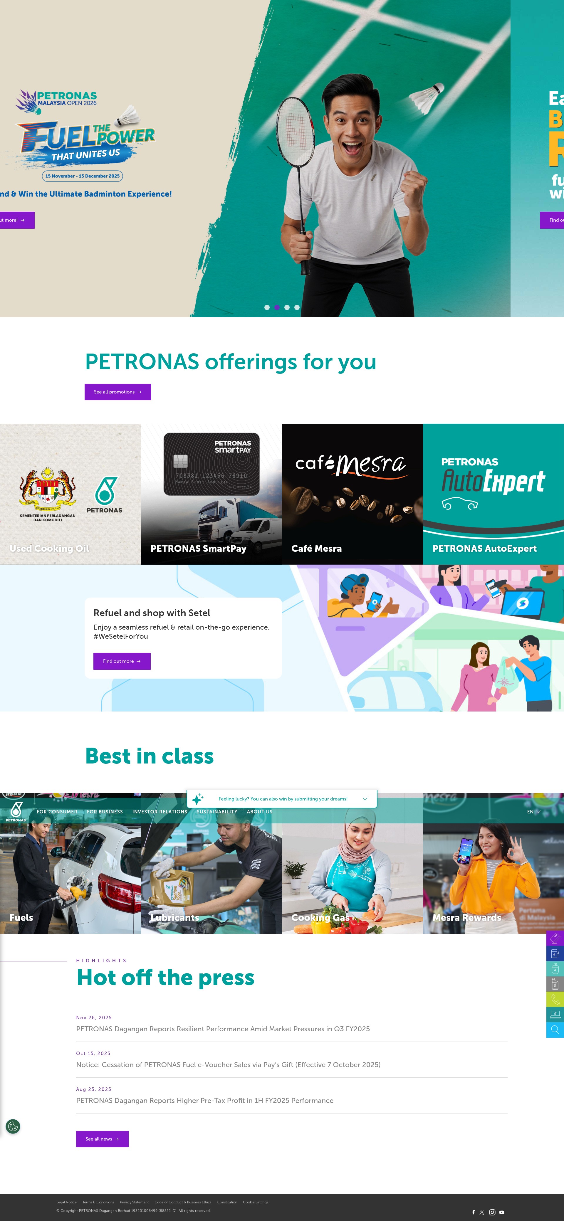 Screenshot of www.mymesra.com.my