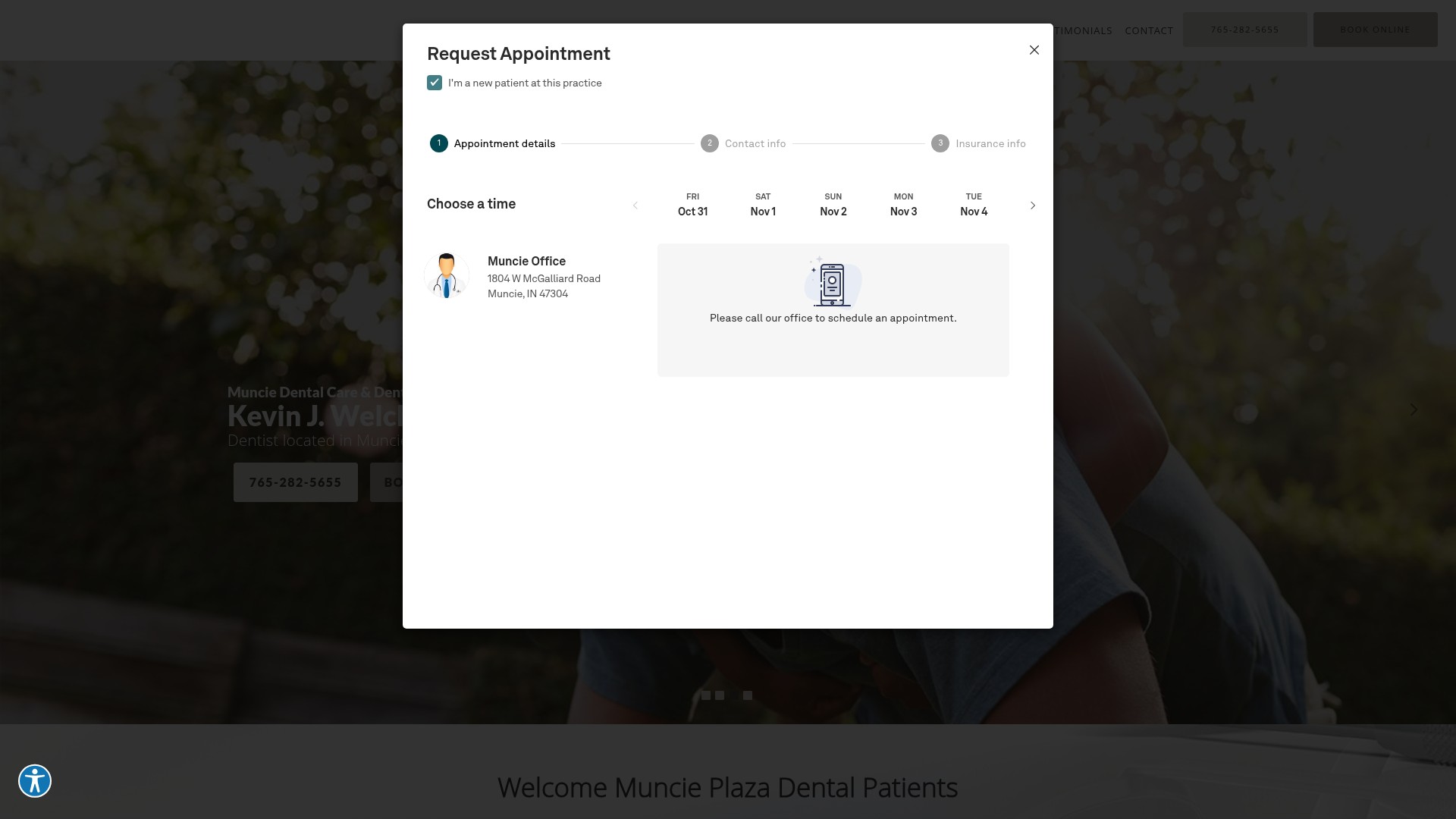 Screenshot of www.mymunciedentalcare.com