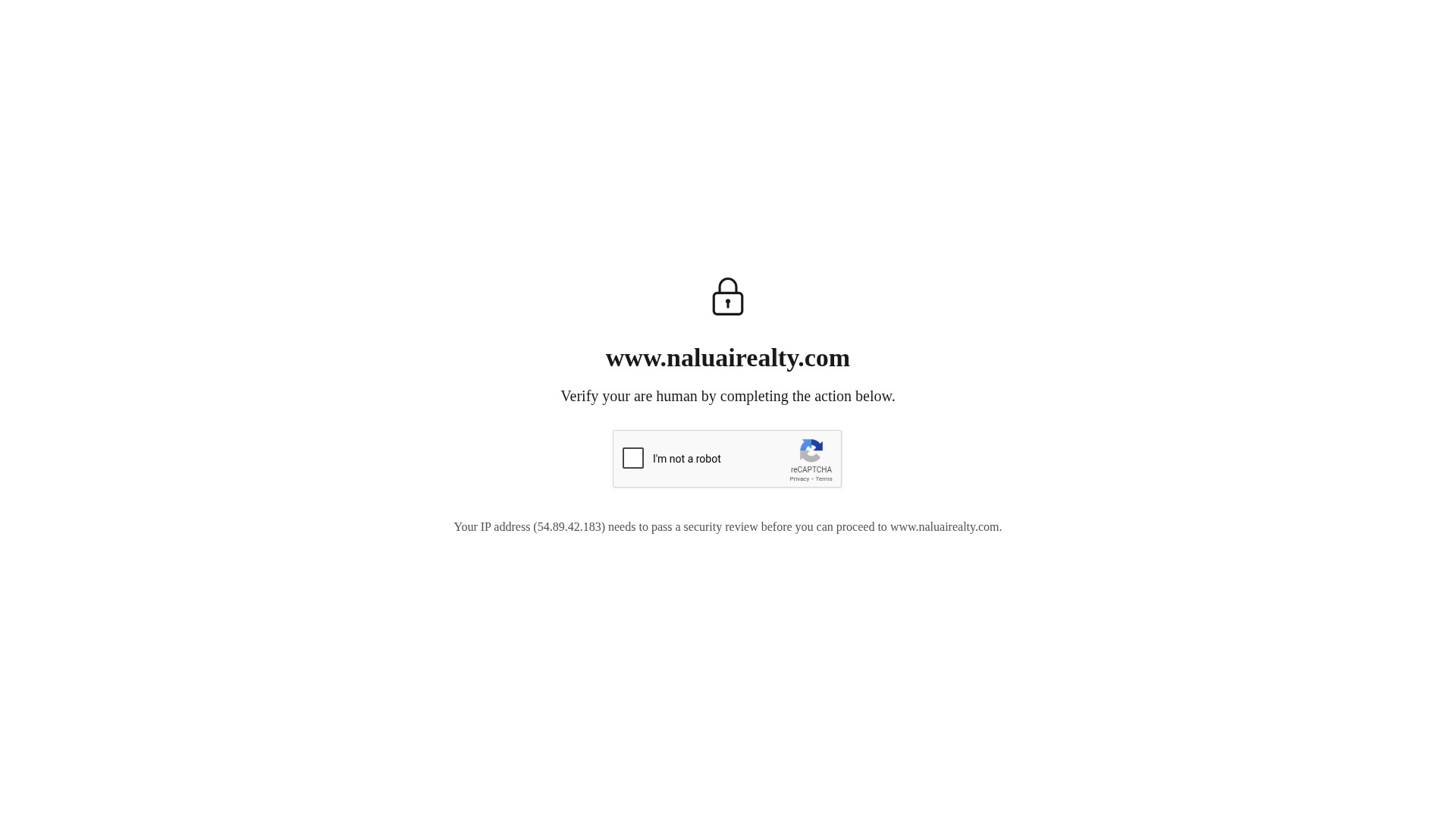 Screenshot of www.naluairealty.com