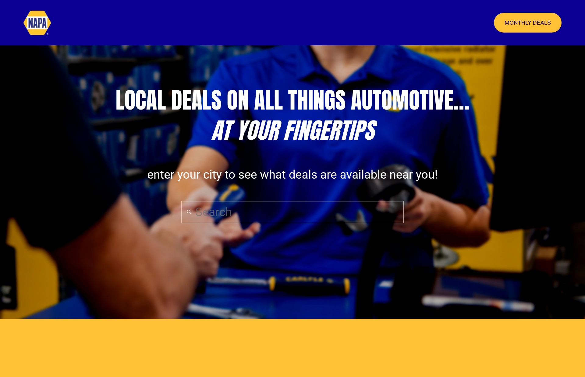 Screenshot of www.napapromotions.com