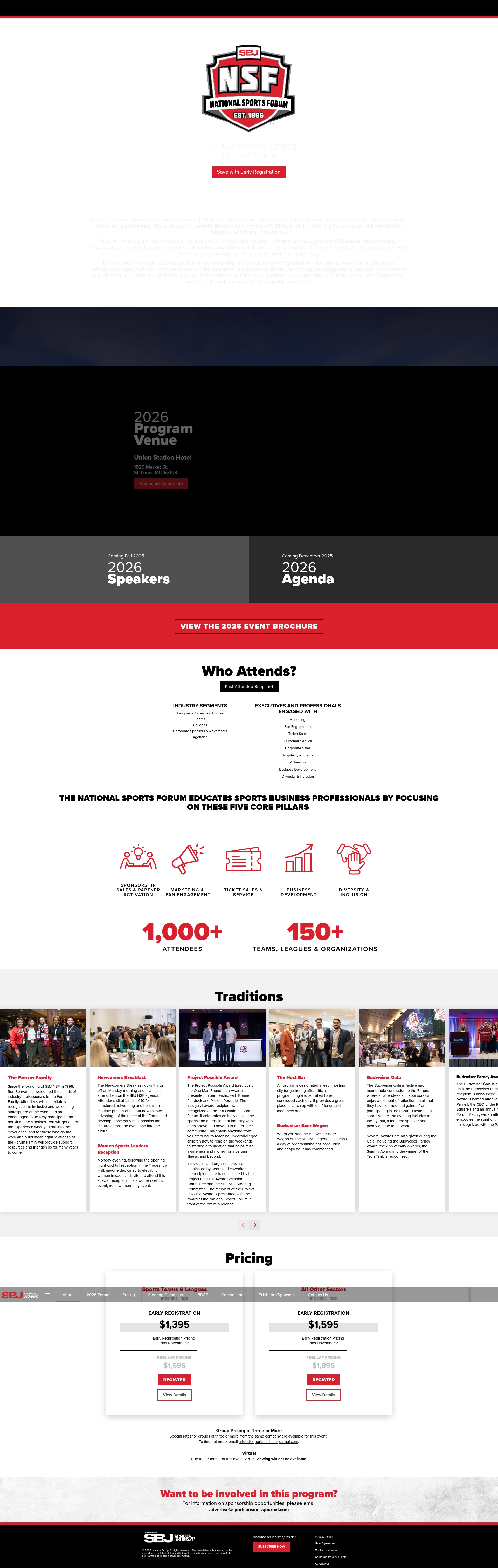 Screenshot of www.national-sports-forum.com