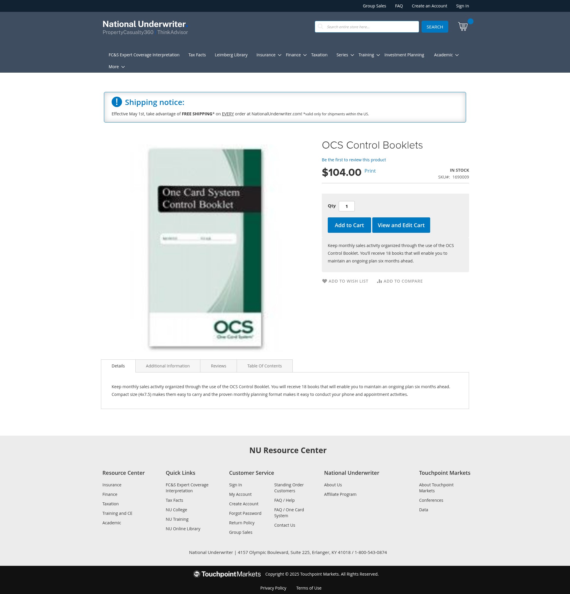 Screenshot of www.nationalunderwriter.com