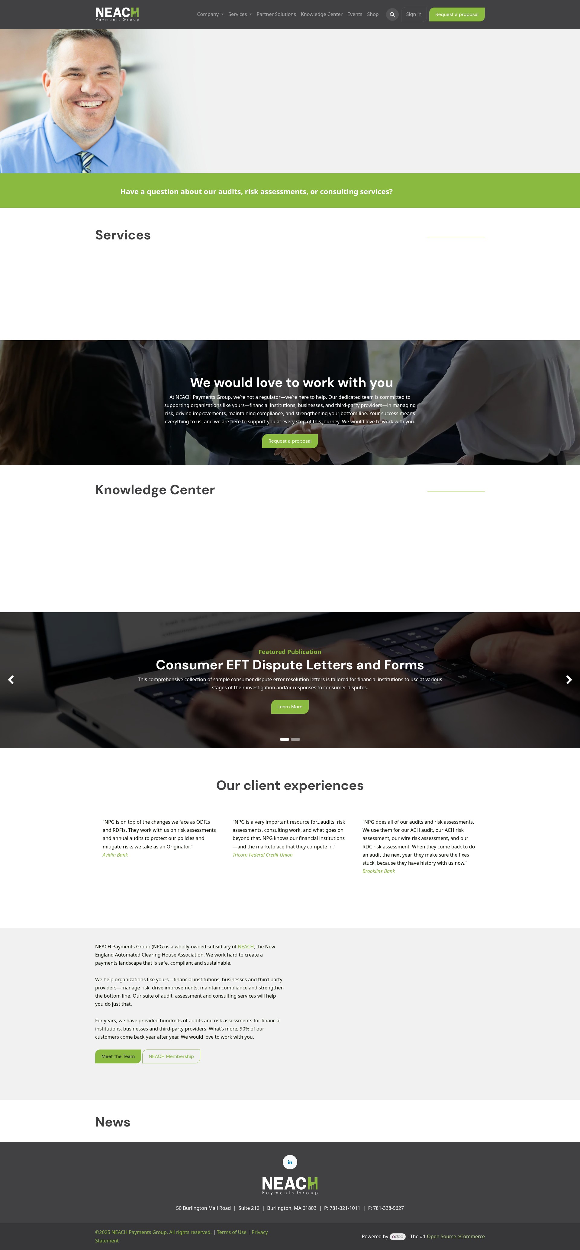 Screenshot of www.neachgroup.com
