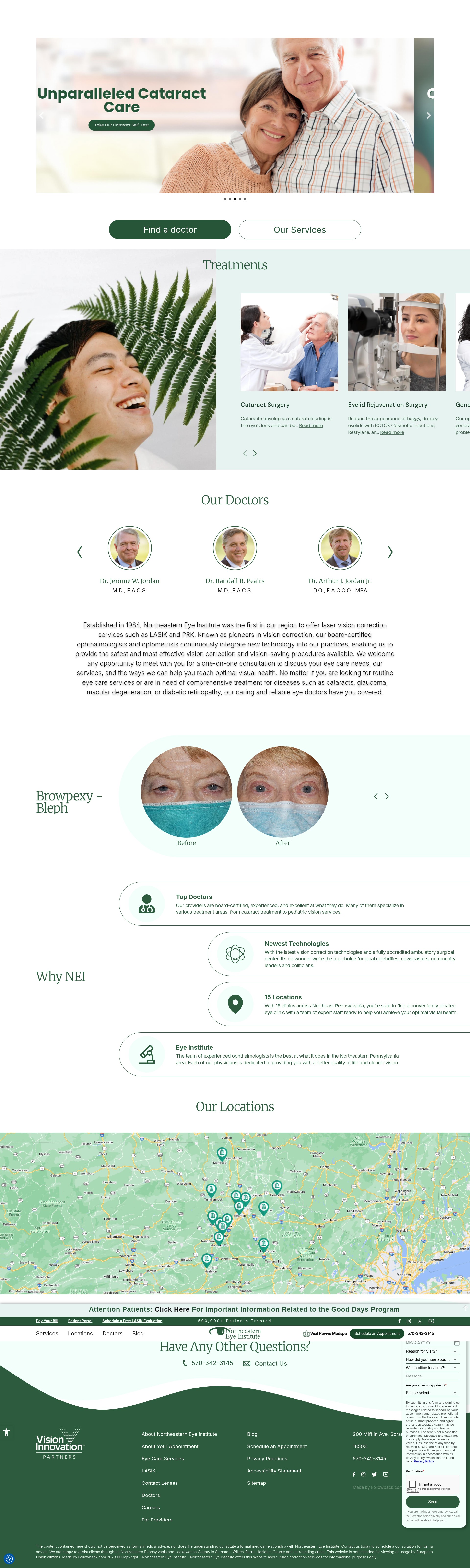 Screenshot of www.neivision.com