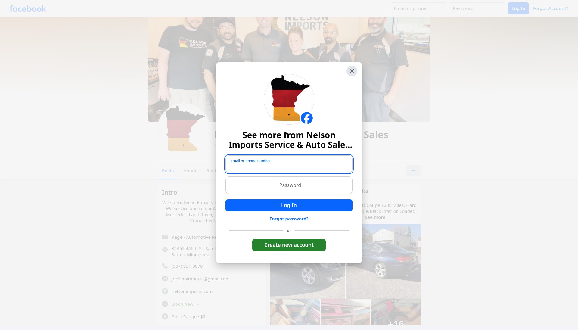 Screenshot of www.nelsonimports.com