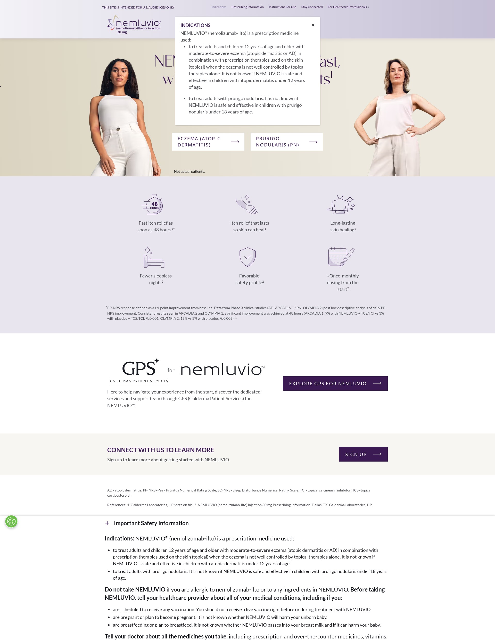 Screenshot of www.nemluvio.com