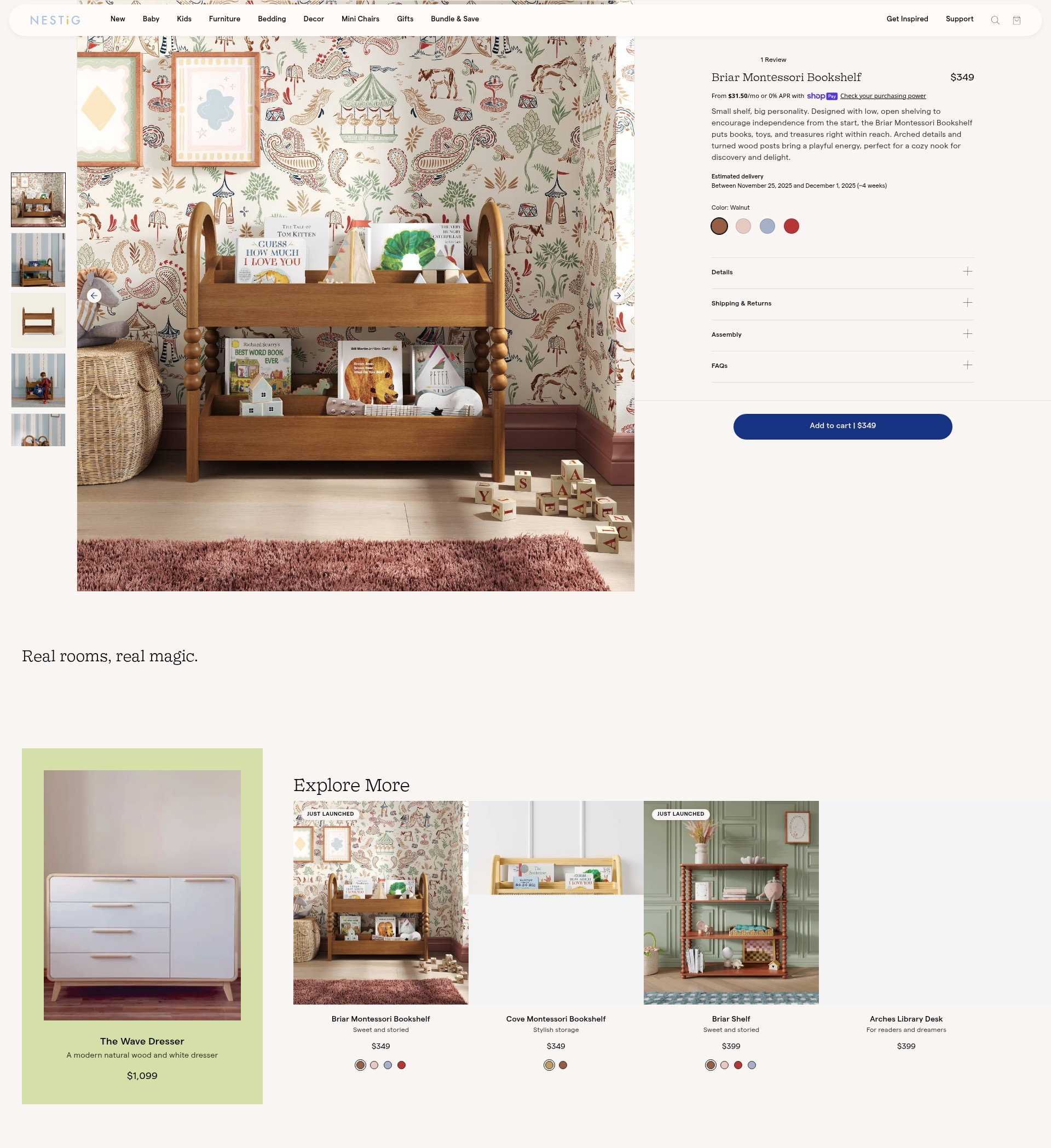 Screenshot of www.nestig.com