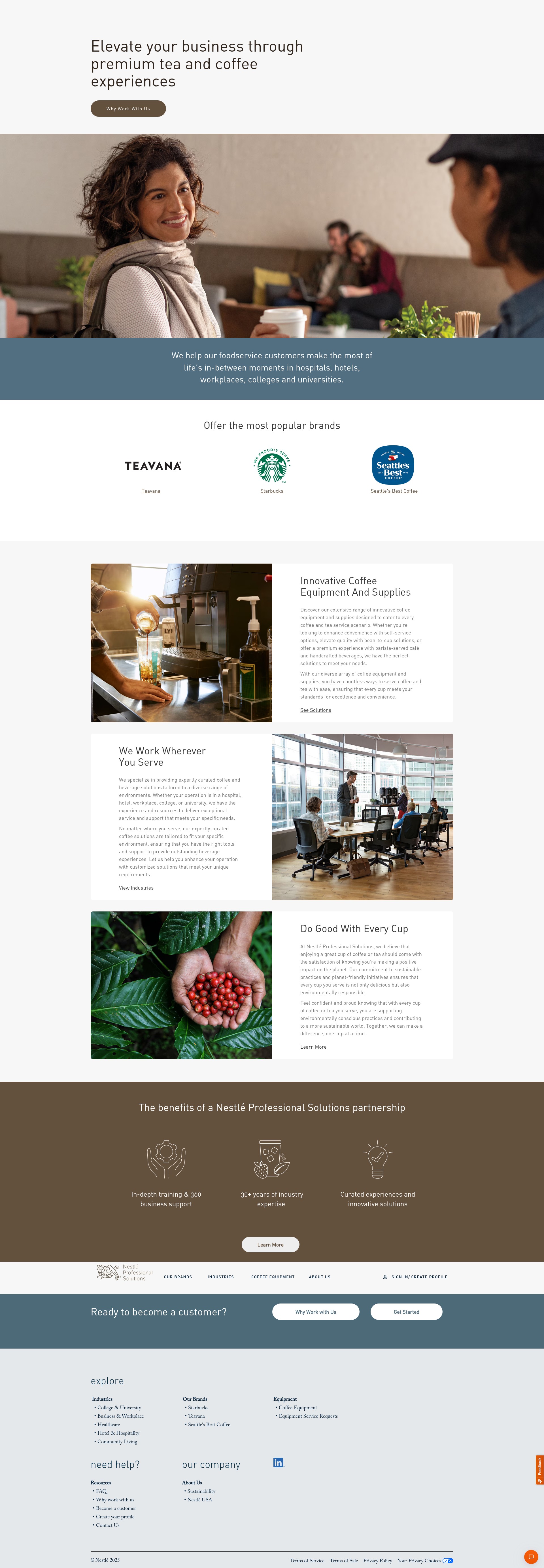 Screenshot of www.nestlecoffeepartnerssl.com