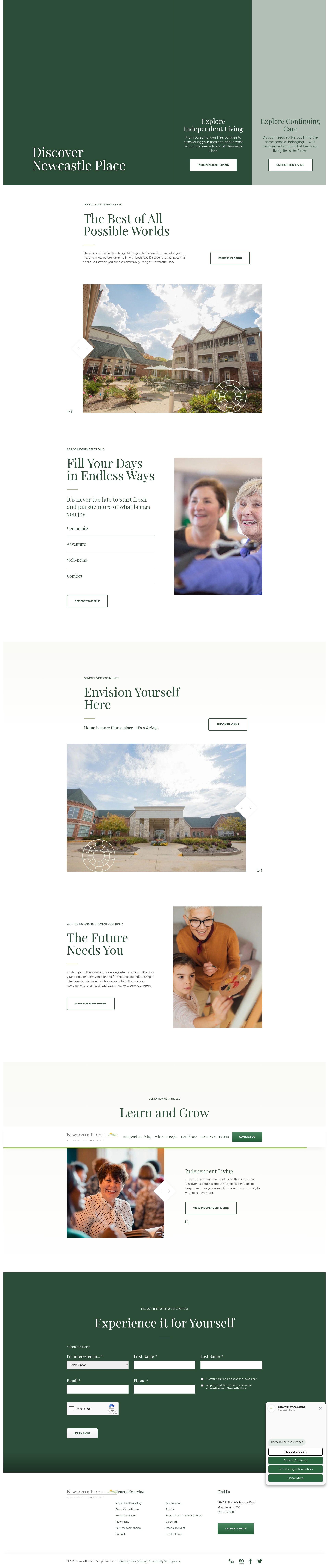 Screenshot of www.newcastleplace.com