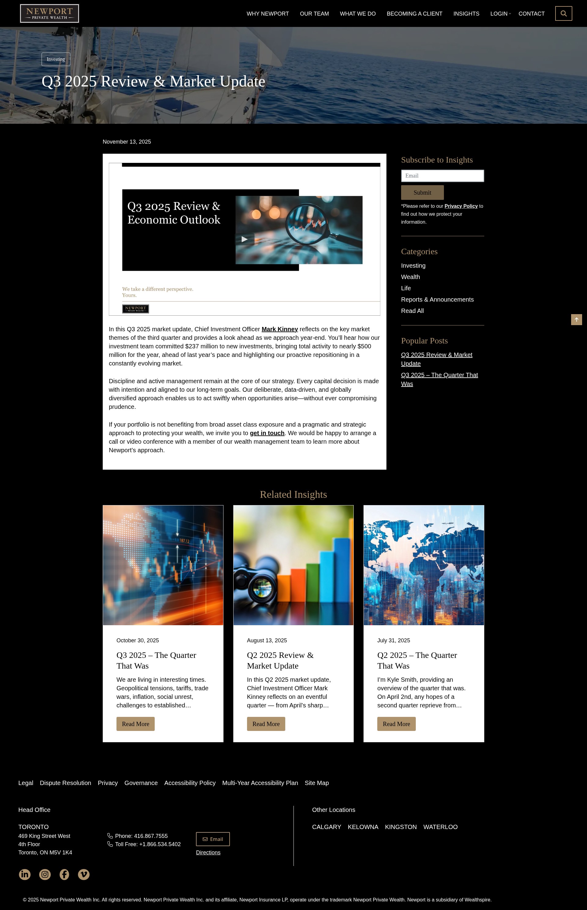 Screenshot of www.newportprivatewealth.ca