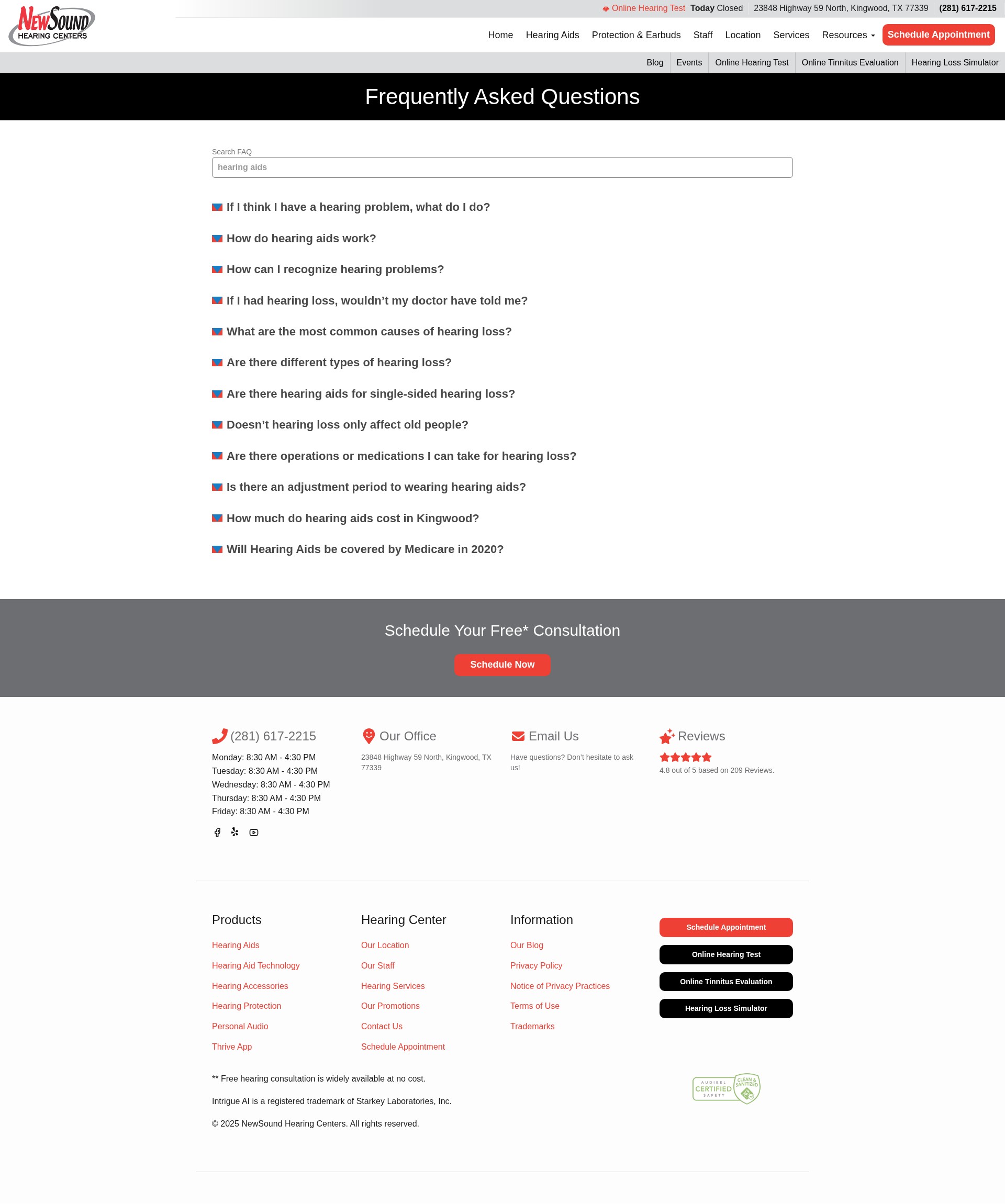 Screenshot of www.newsoundkingwood.com
