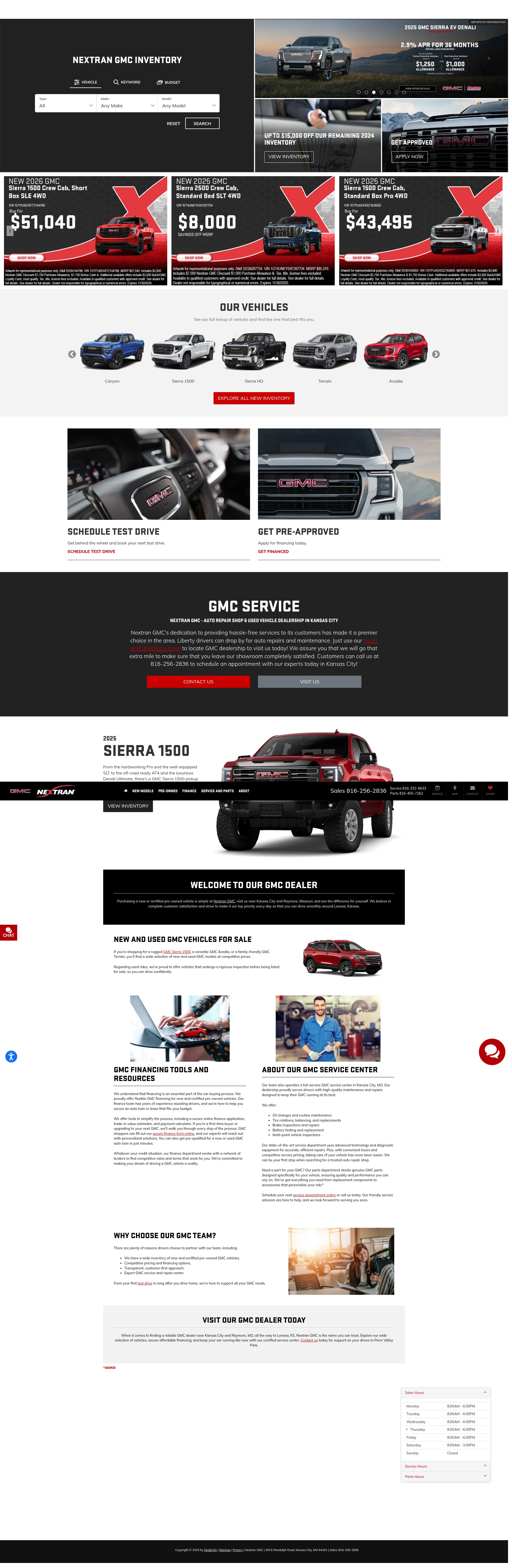 Screenshot of www.nextrangmc.com