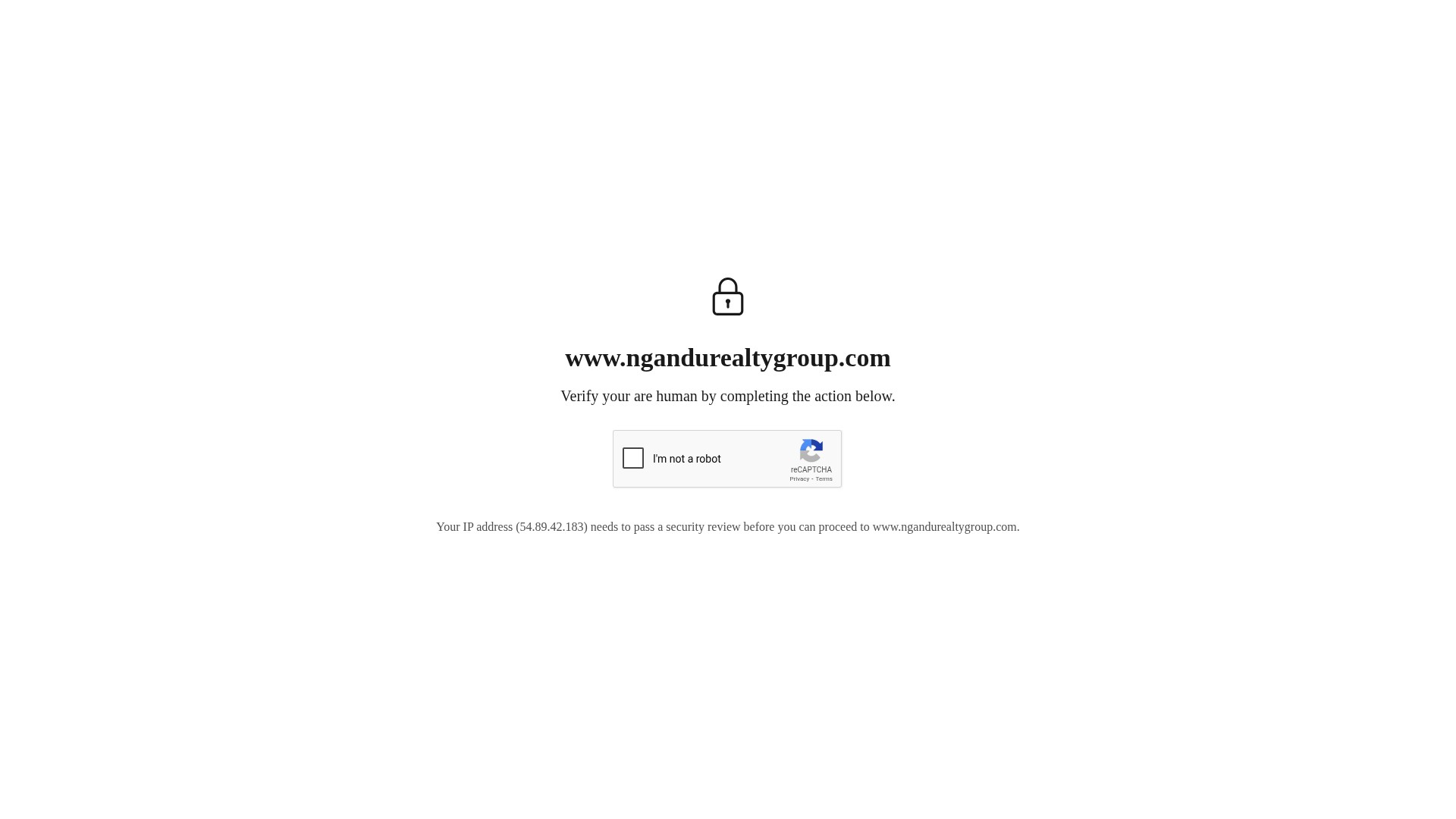 Screenshot of www.ngandurealtygroup.com