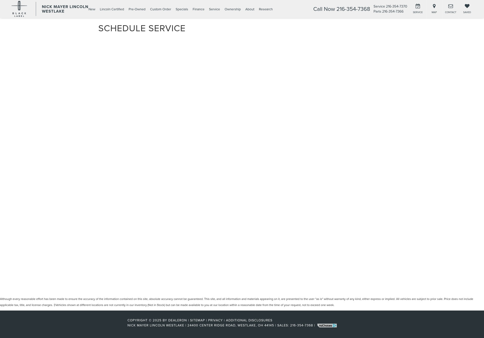 Screenshot of www.nickmayerwestlake.com