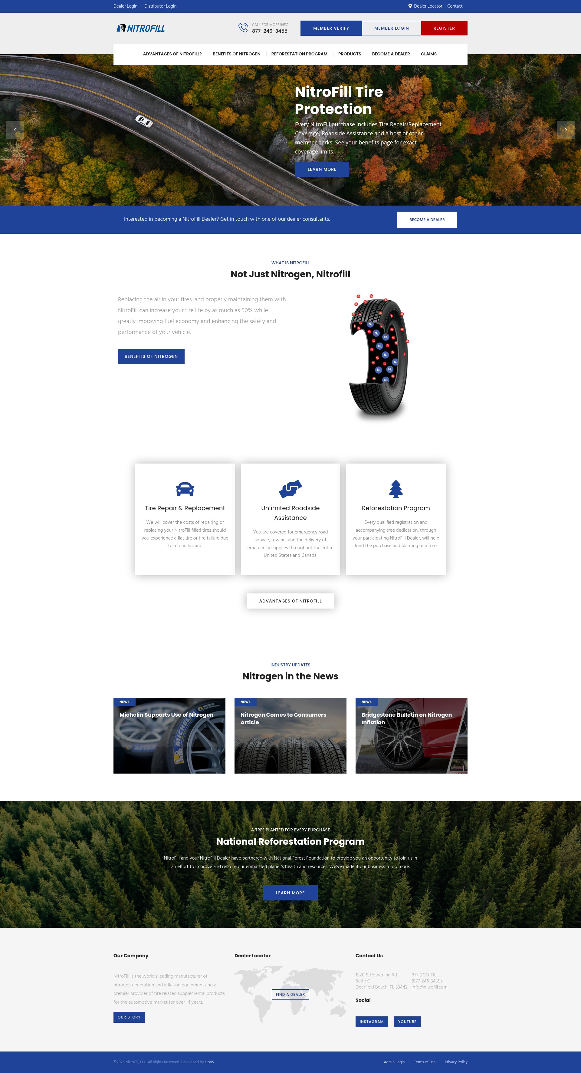 Screenshot of www.nitrofillus.com