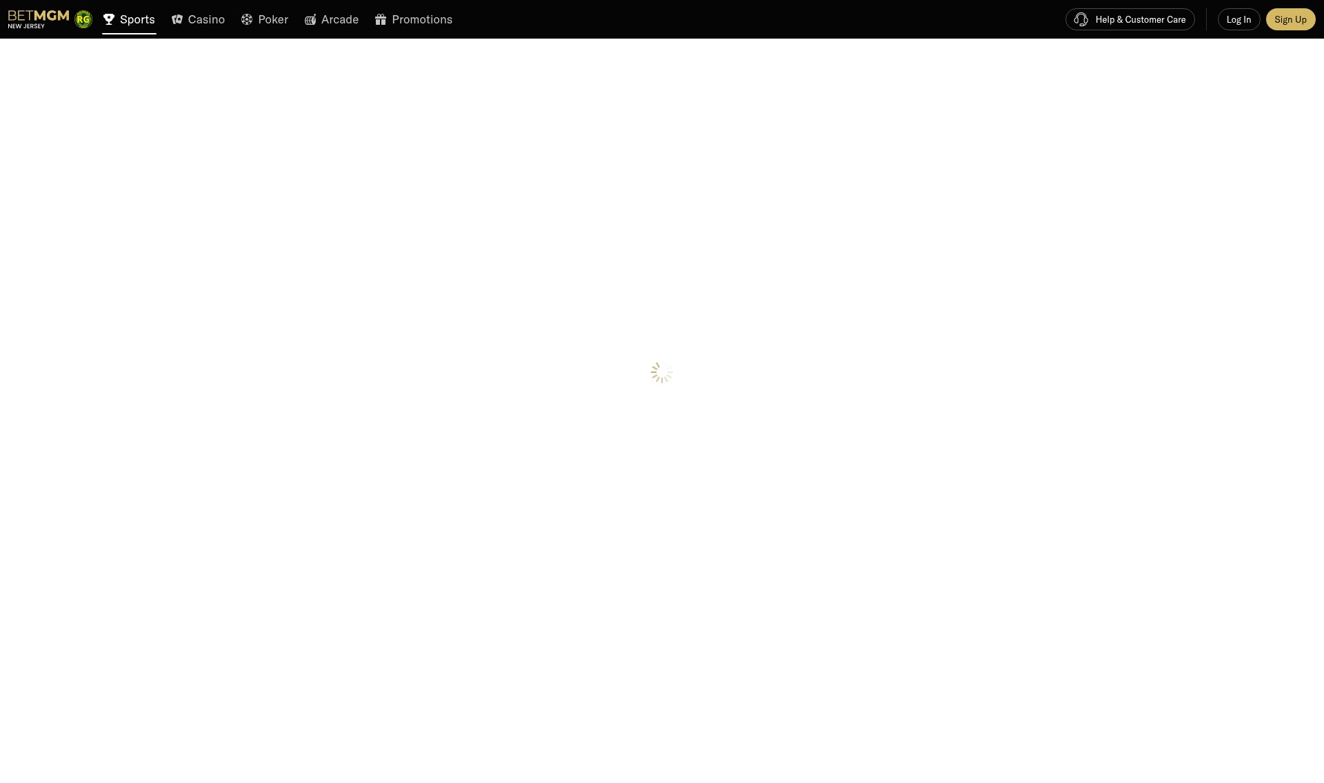 Screenshot of www.nj.betmgm.com
