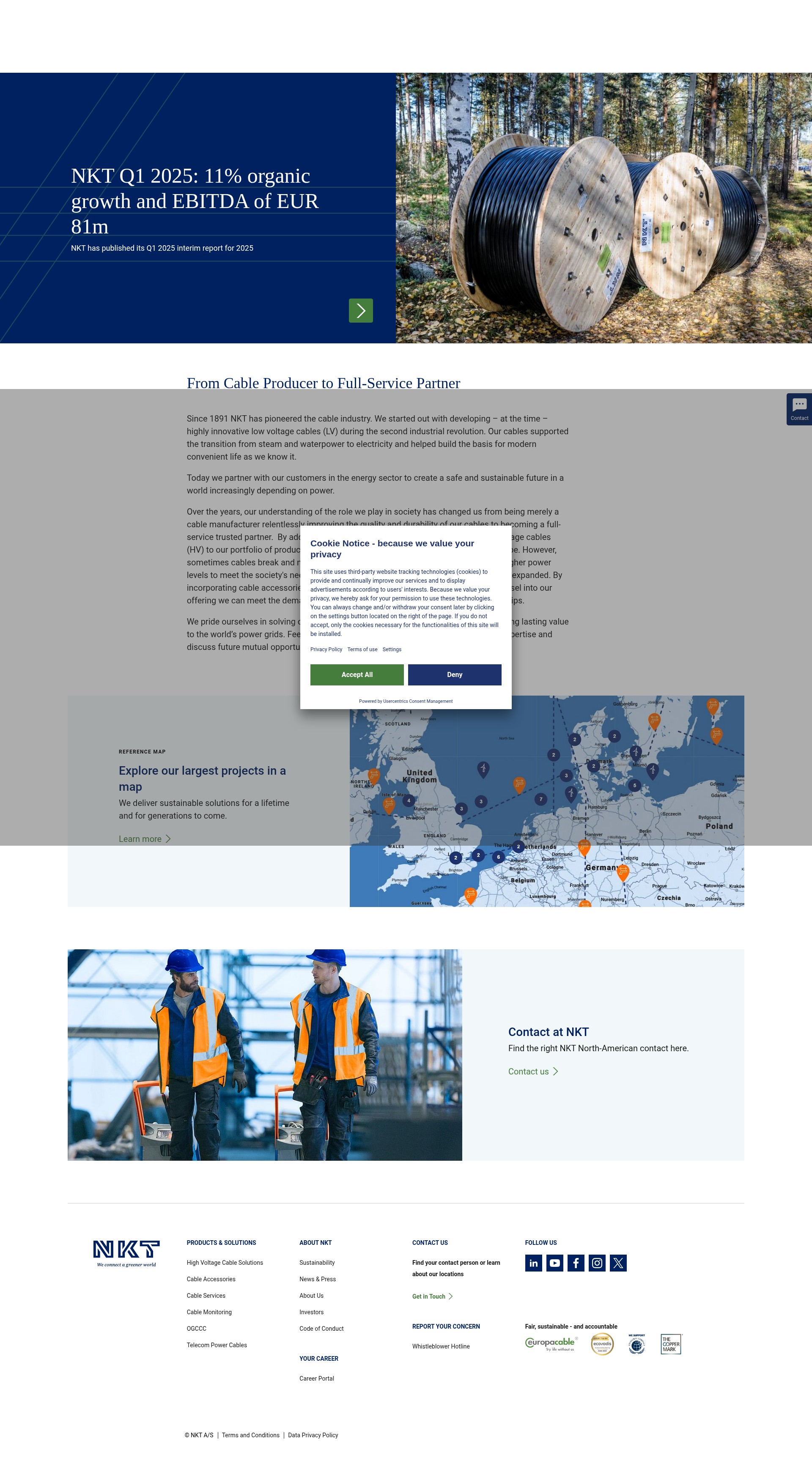 Screenshot of www.nkt.us