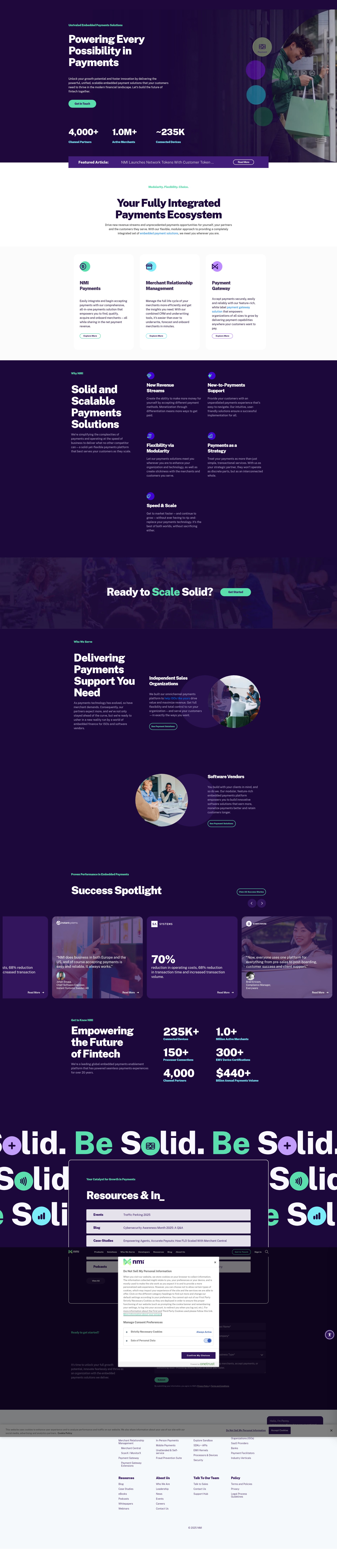 Screenshot of www.nmi.com