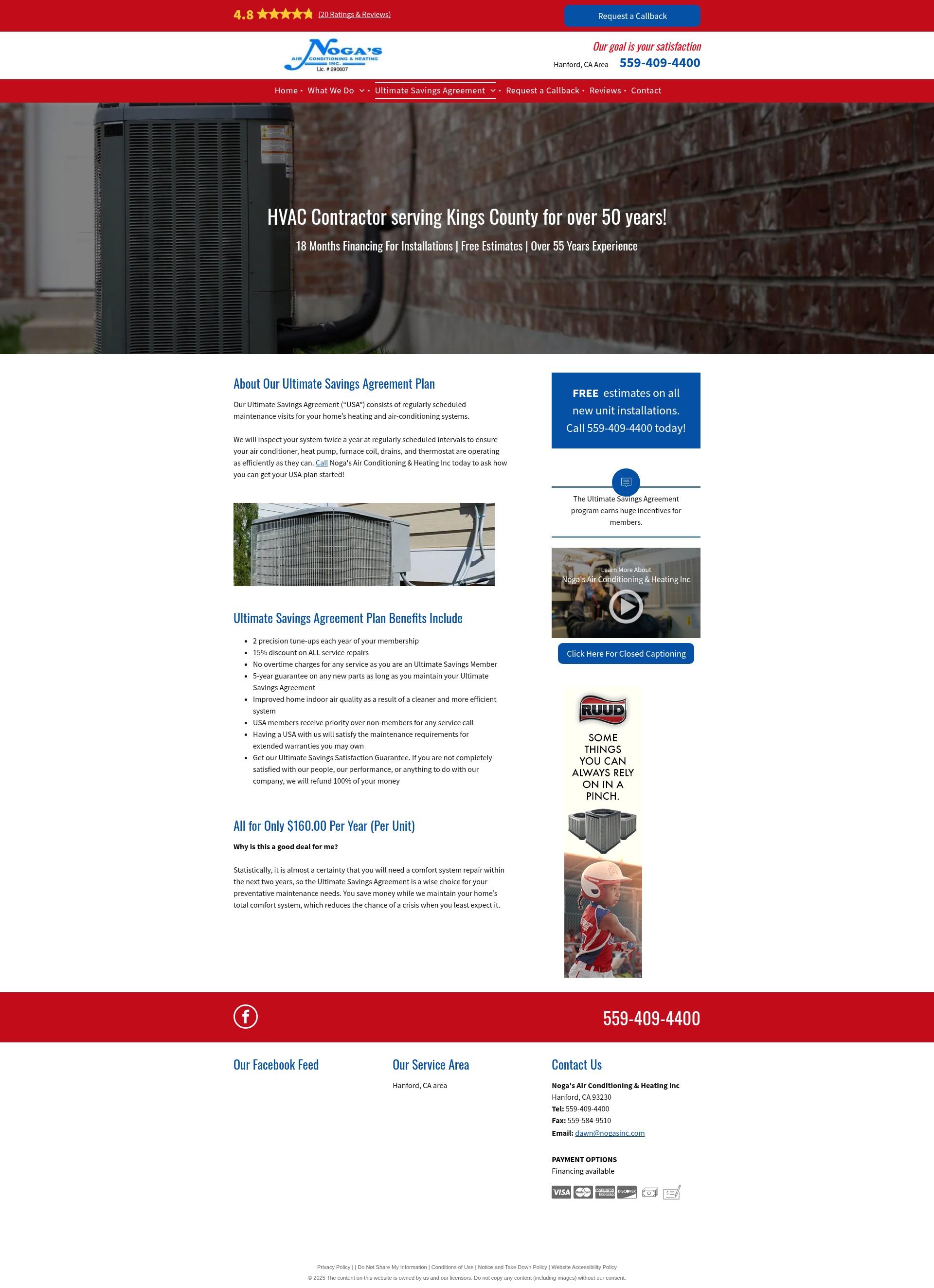 Screenshot of www.nogasinc.com