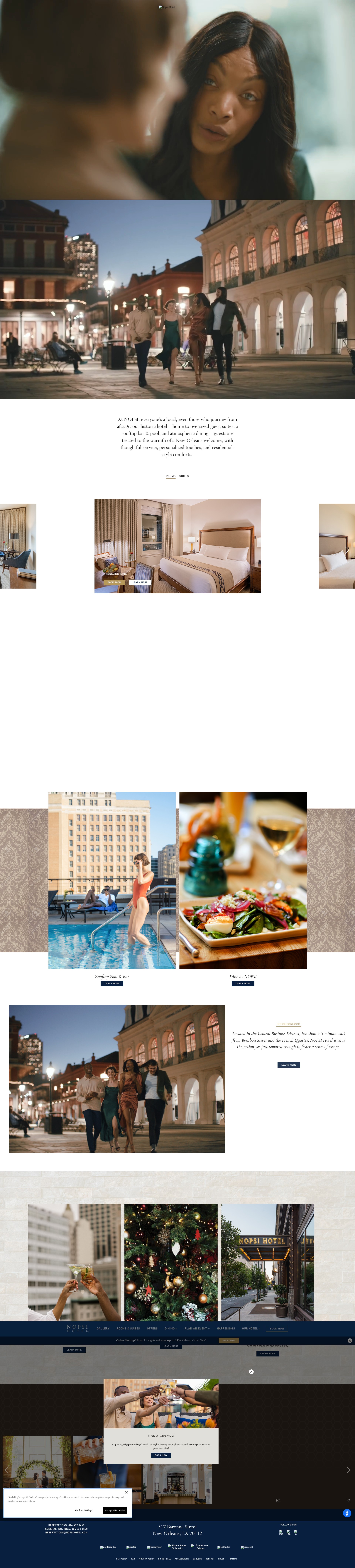 Screenshot of www.nopsihotel.com