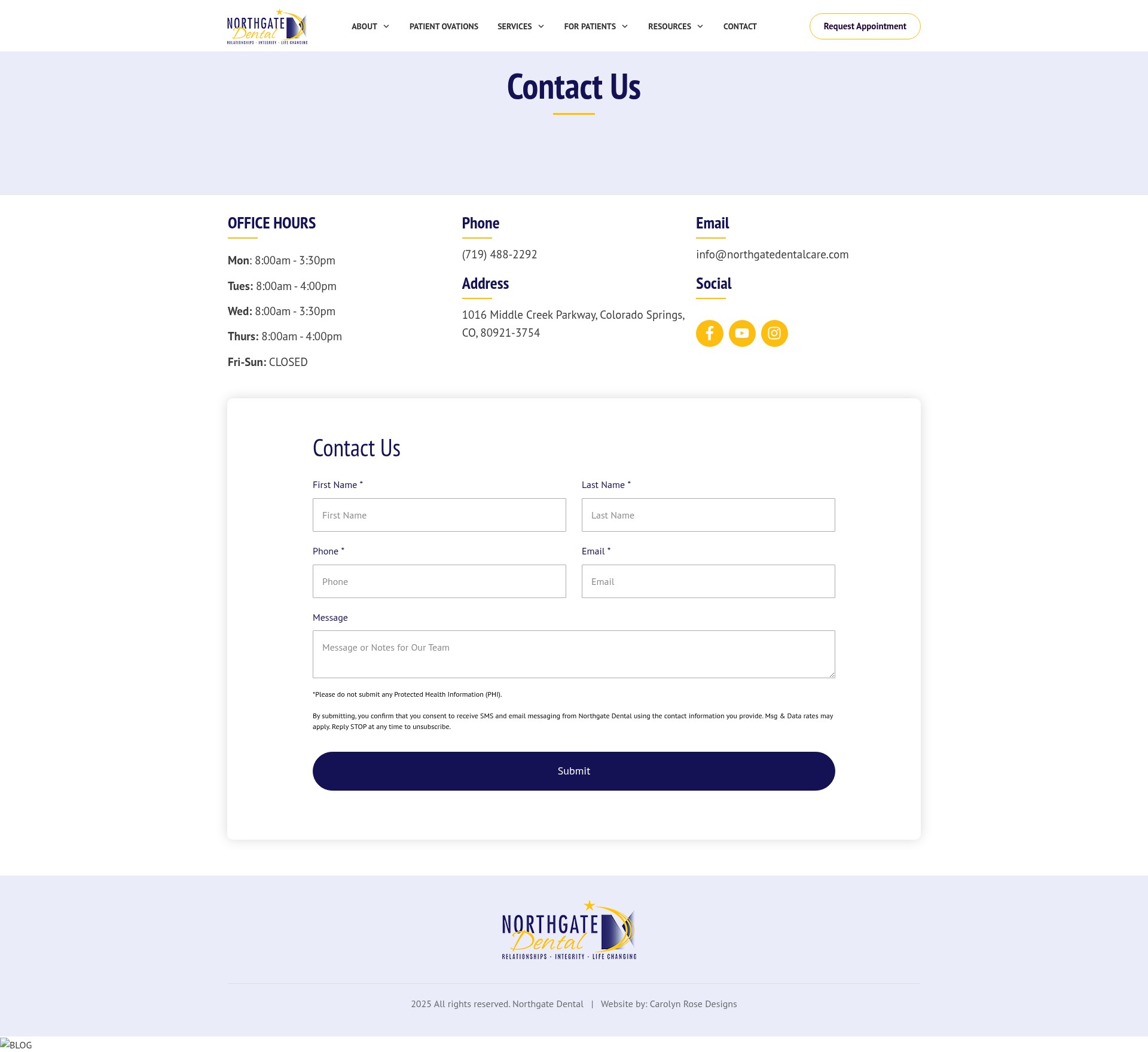 Screenshot of www.northgatedentalcare.com
