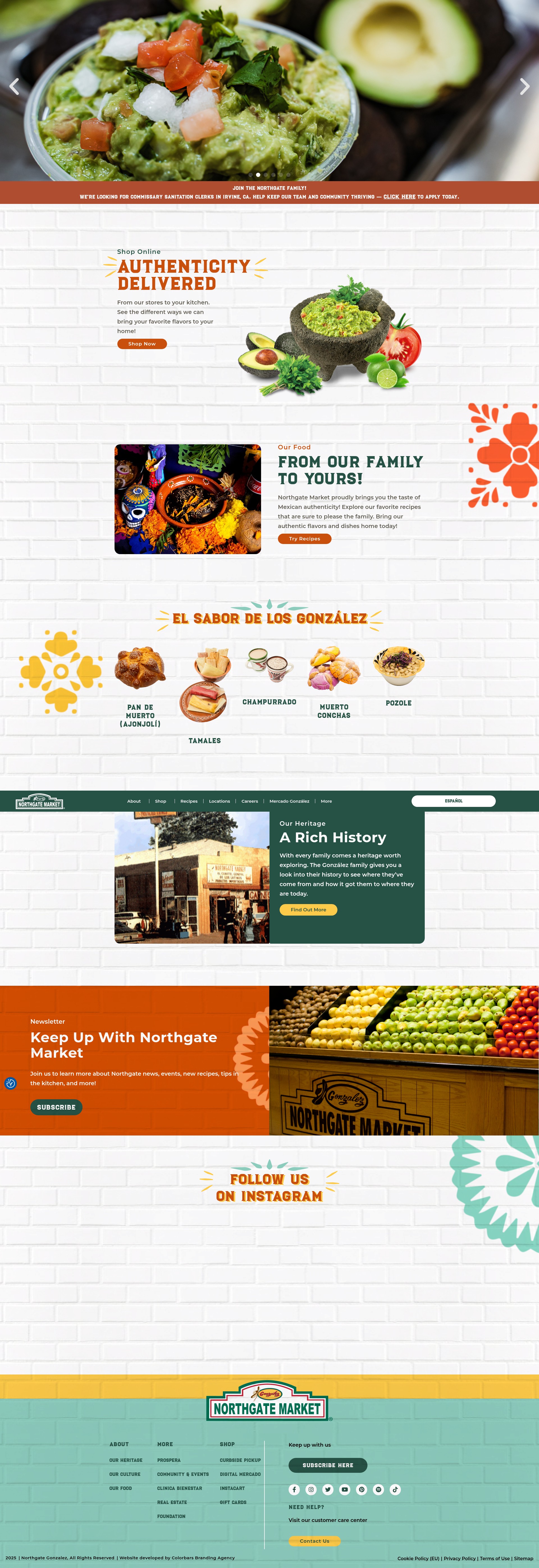 Screenshot of www.northgatemarket.com