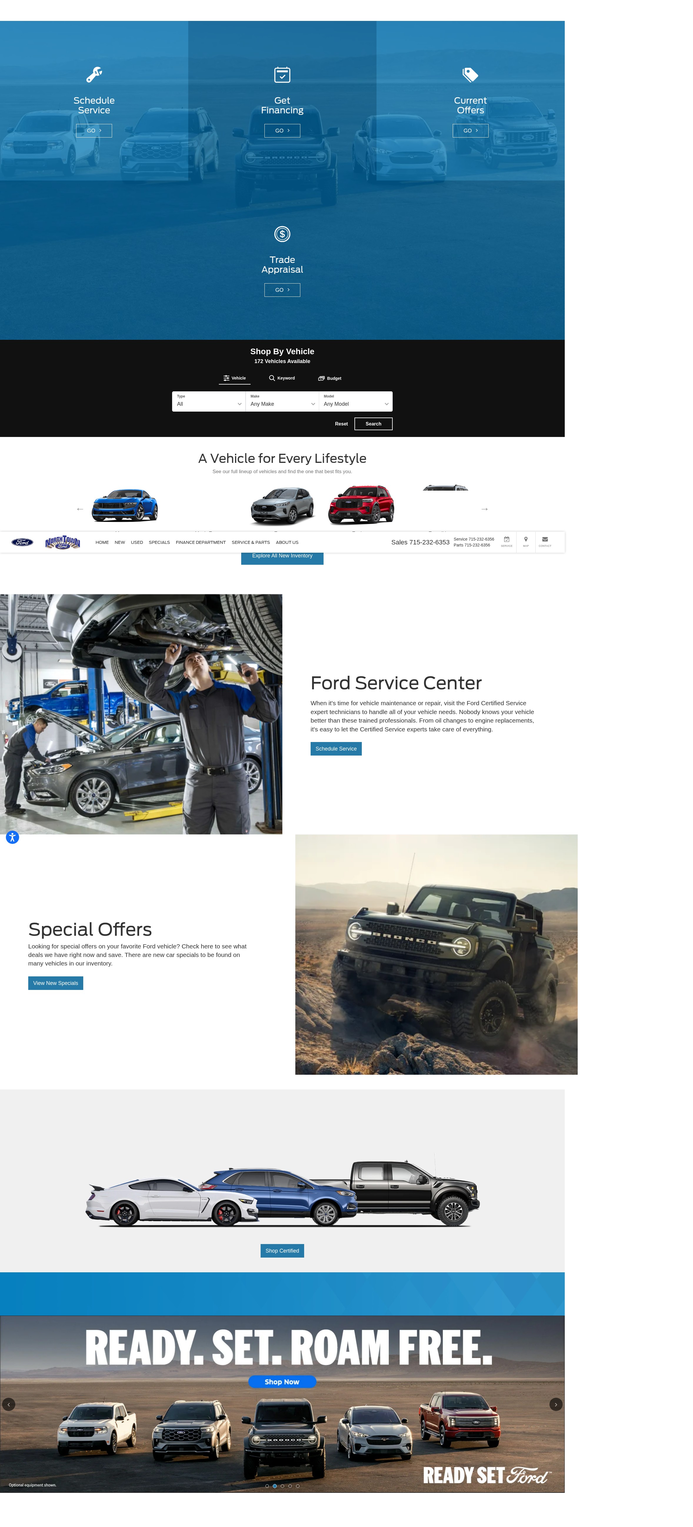 Screenshot of www.northtownford.com