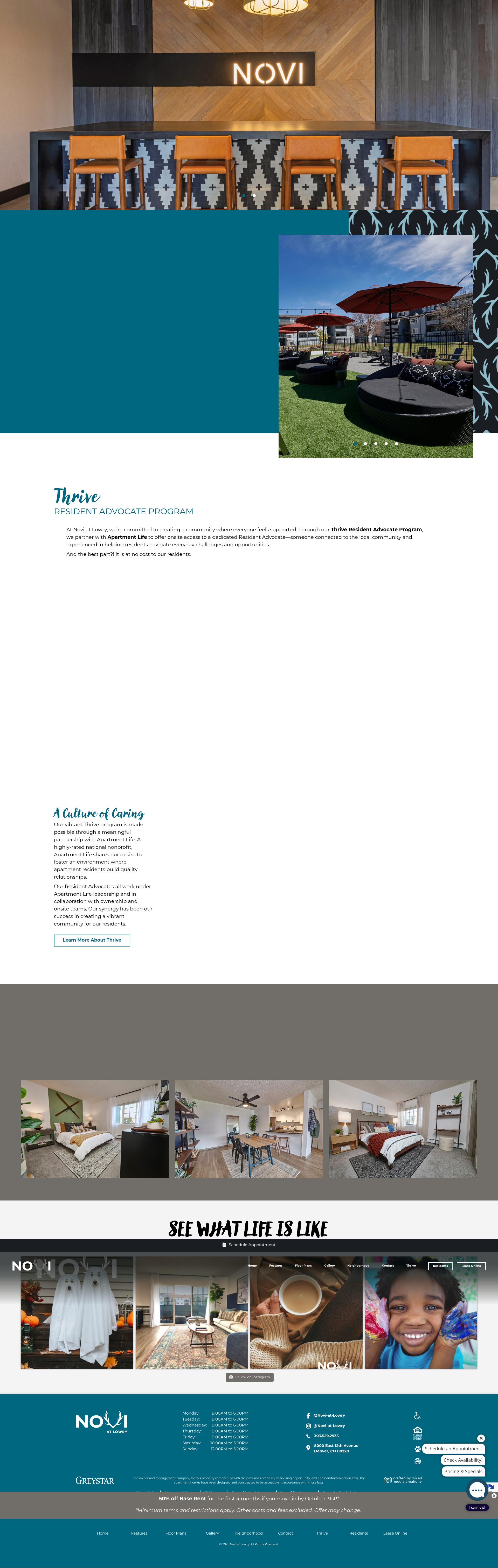 Screenshot of www.noviatlowry.com
