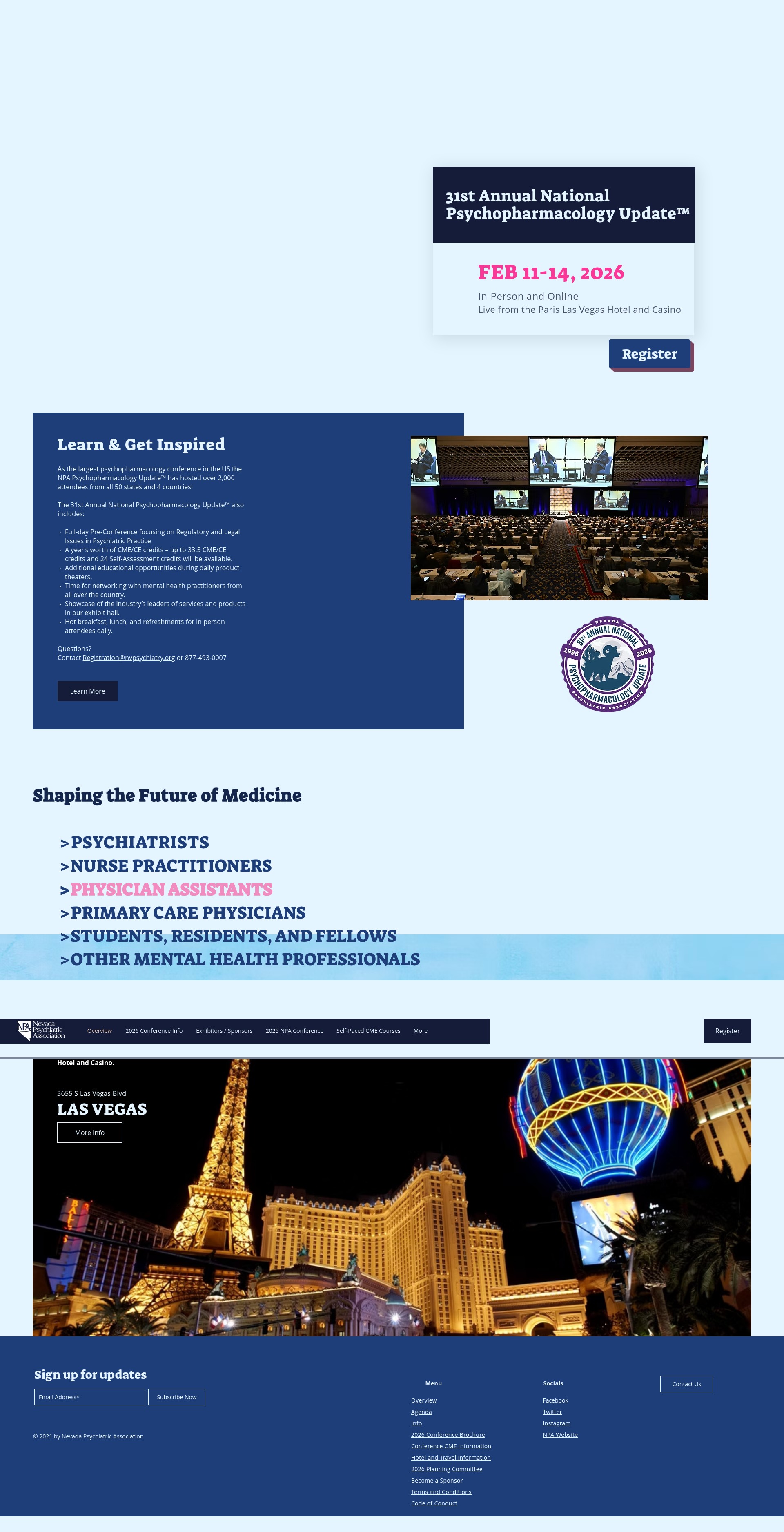 Screenshot of www.npaupdate.org