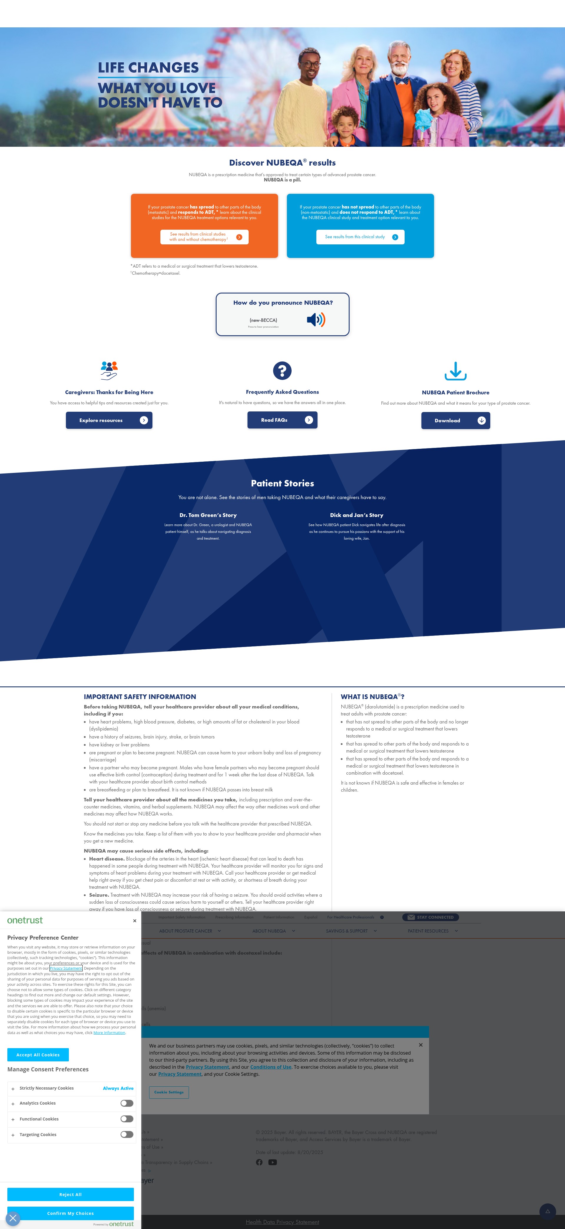 Screenshot of www.nubeqa-us.com