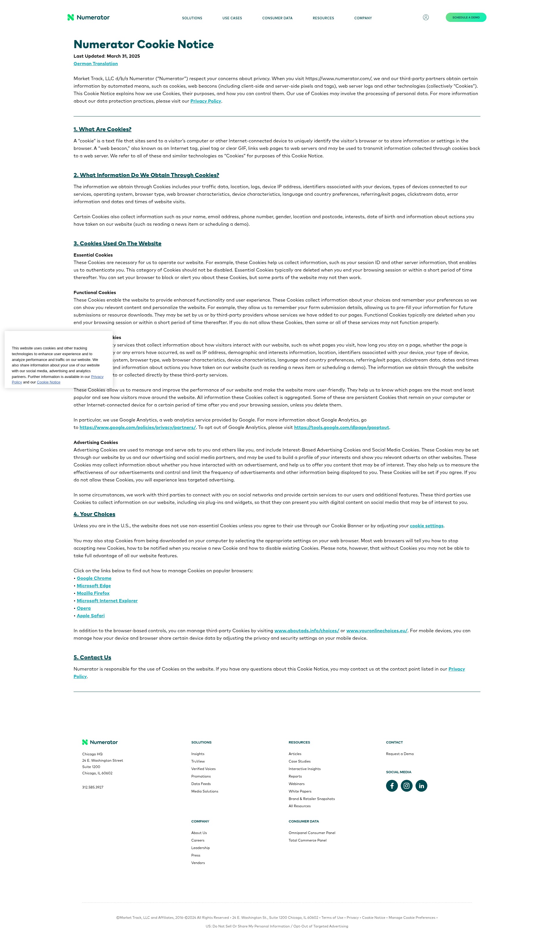 Screenshot of www.numerator.com