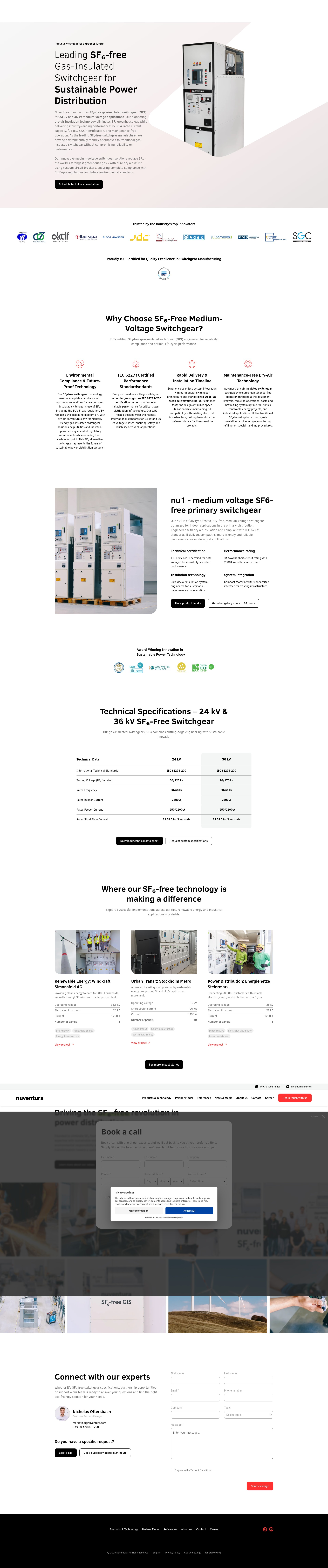 Screenshot of www.nuventura.com