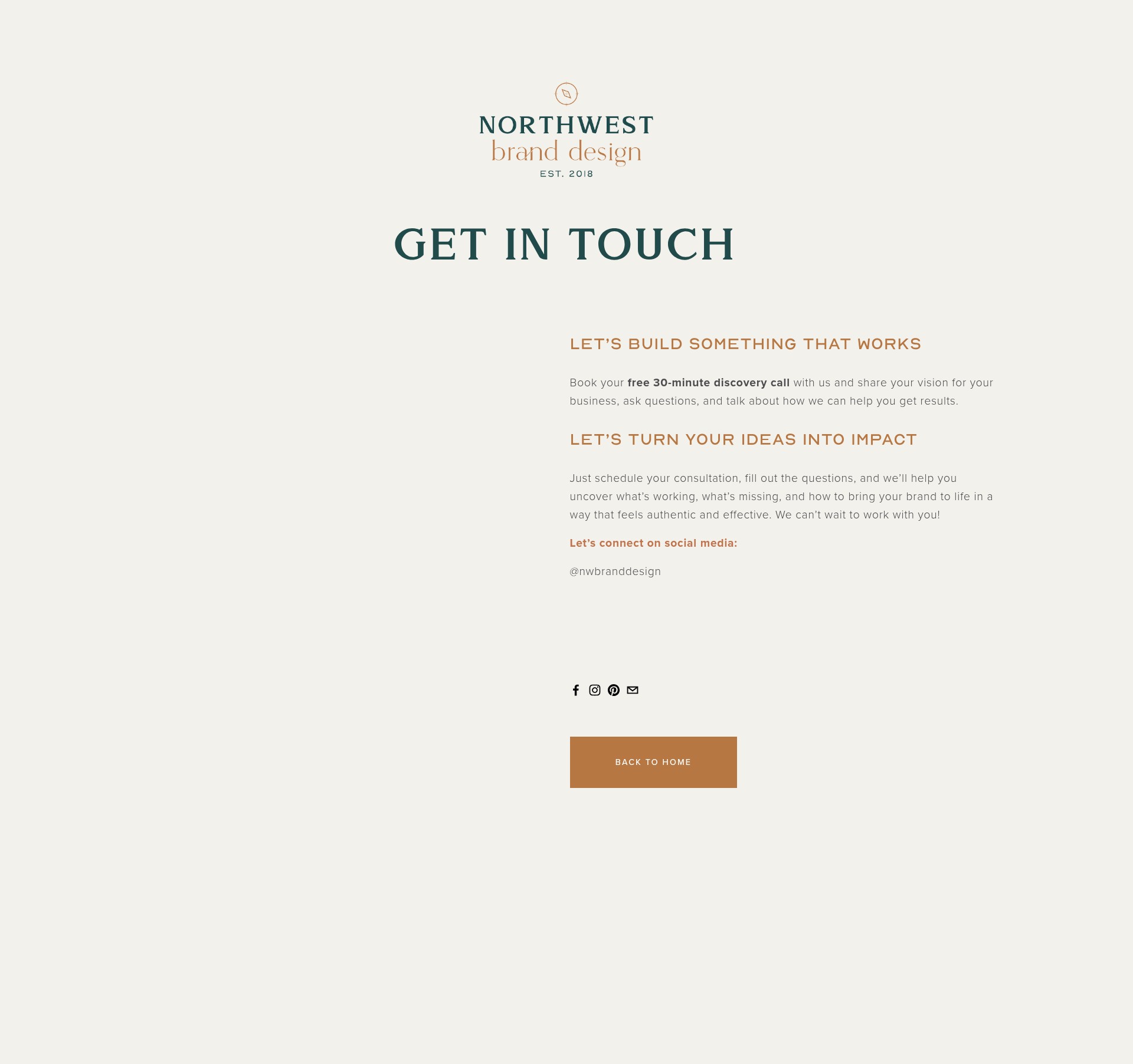 Screenshot of www.nwbranddesign.com