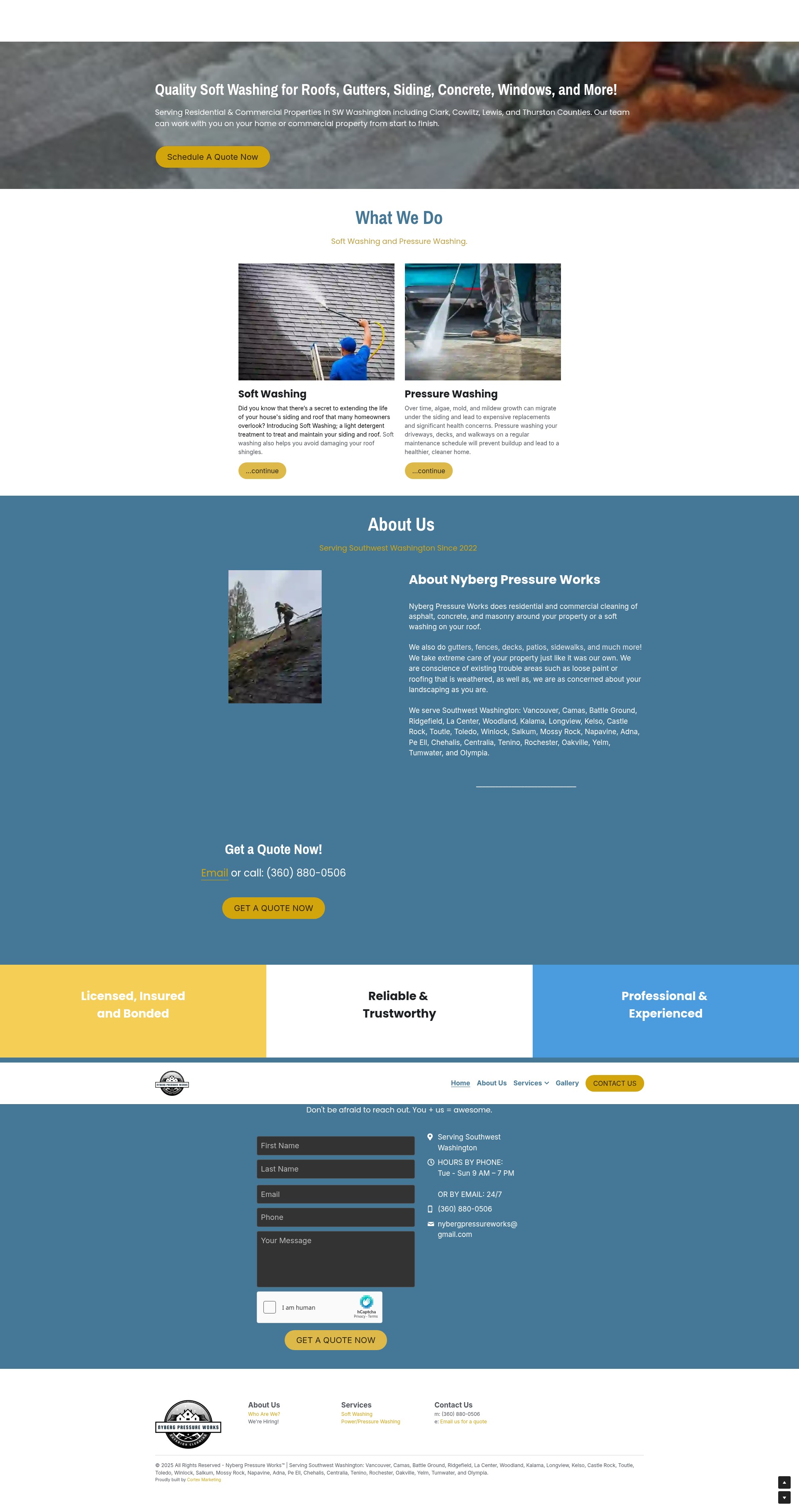 Screenshot of www.nybergpressureworks.com