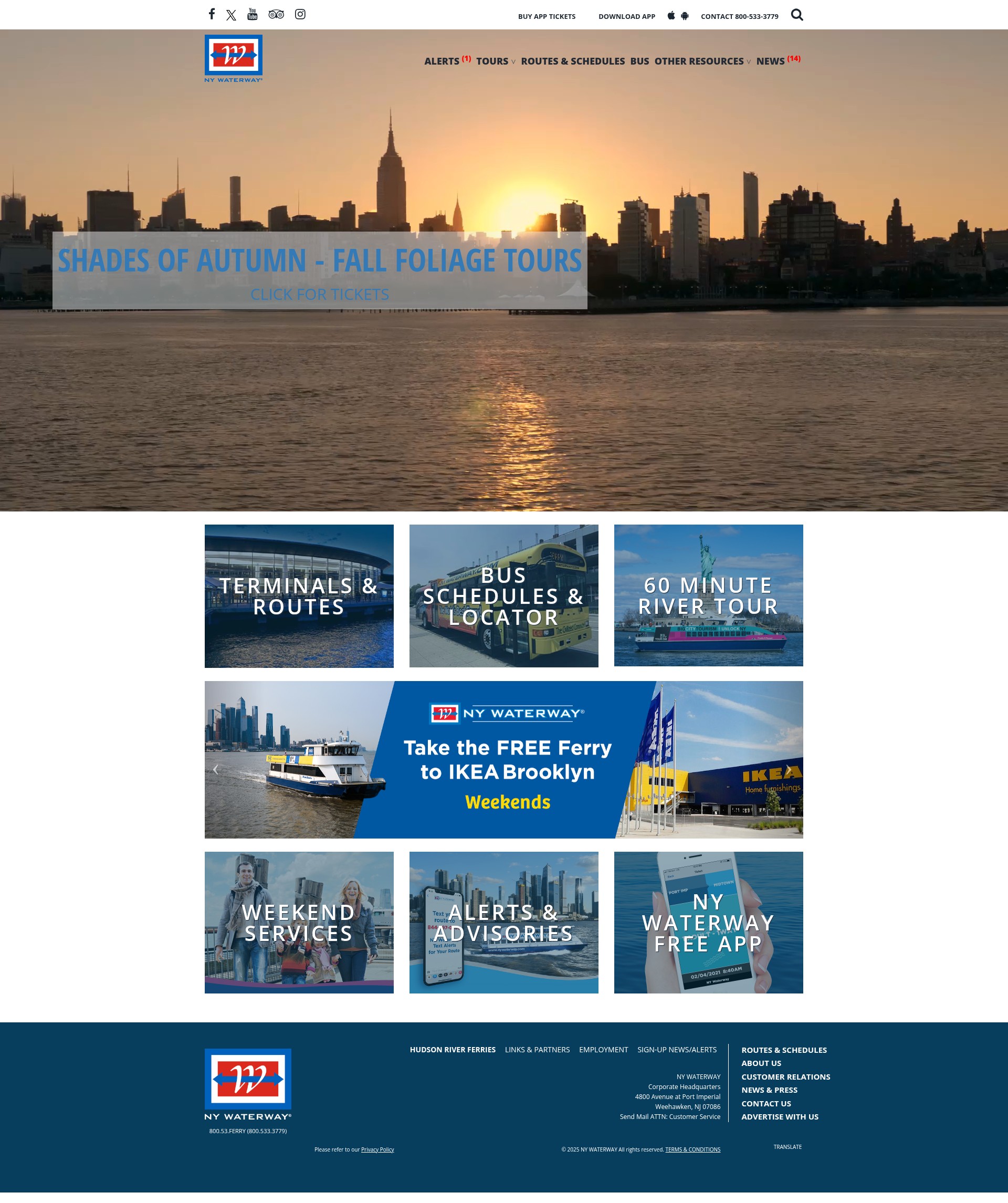 Screenshot of www.nywaterway.com