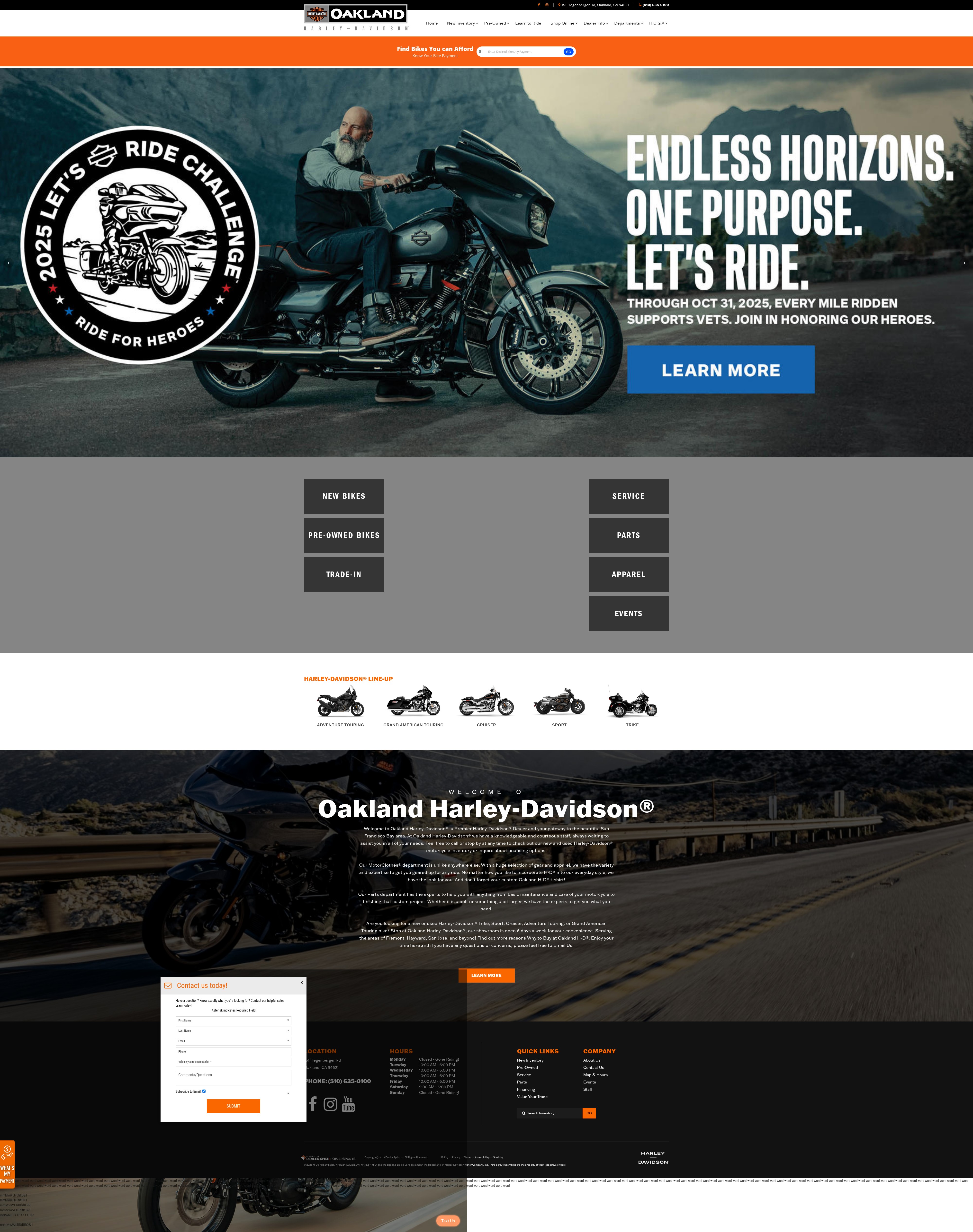 Screenshot of www.oaklandh-d.com
