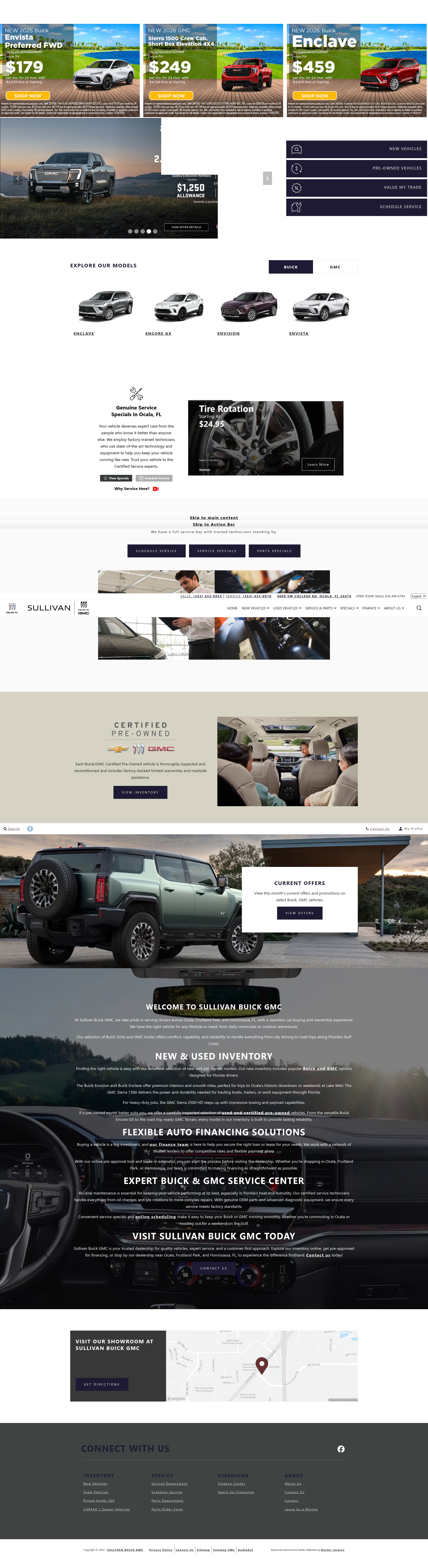Screenshot of www.ocalabuickgmc.com