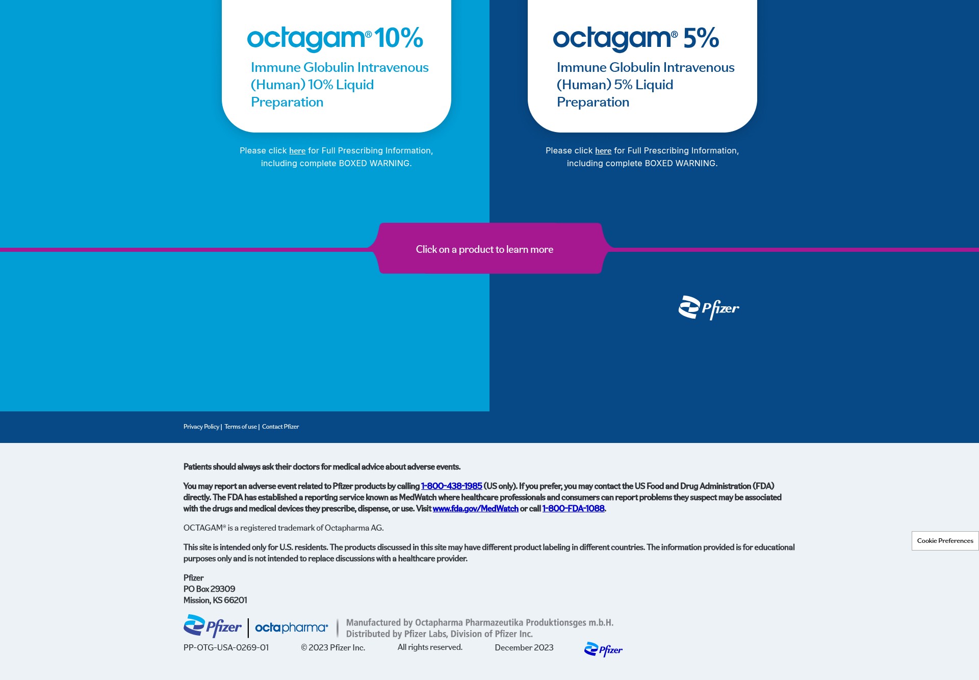Screenshot of www.octagaminfo.com