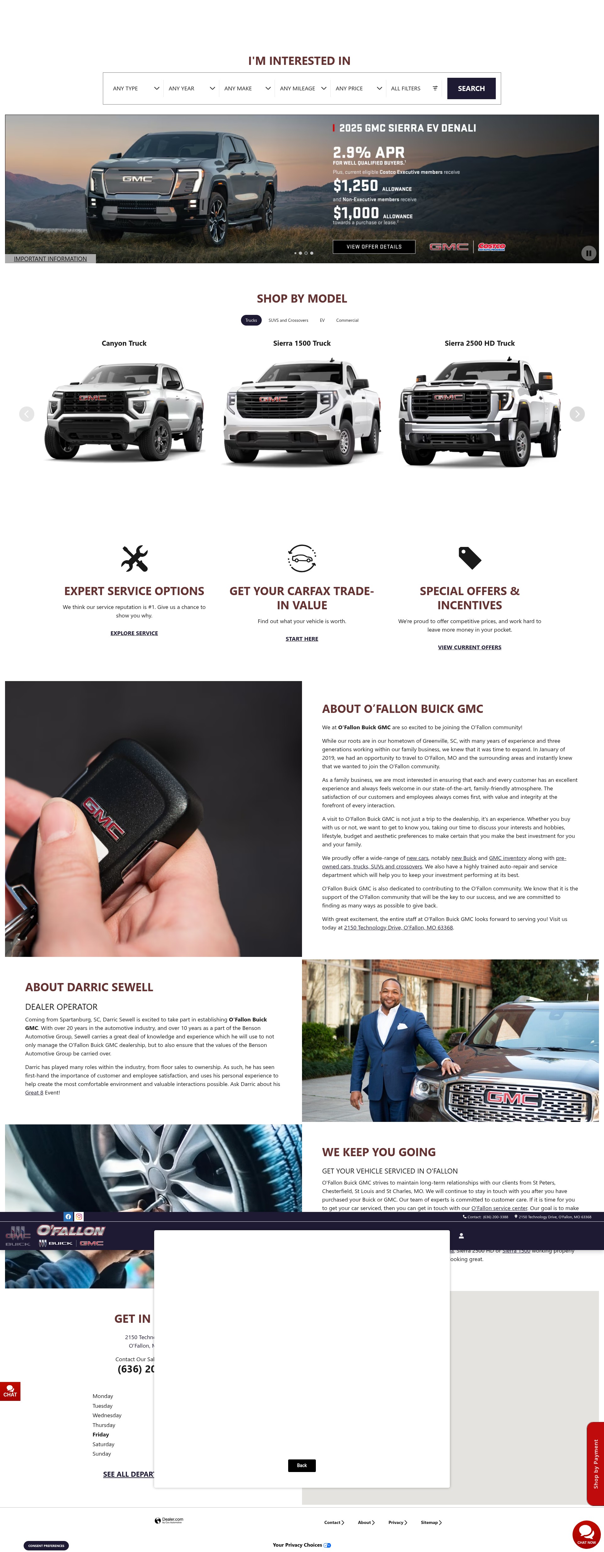Screenshot of www.ofallonbuickgmc.com