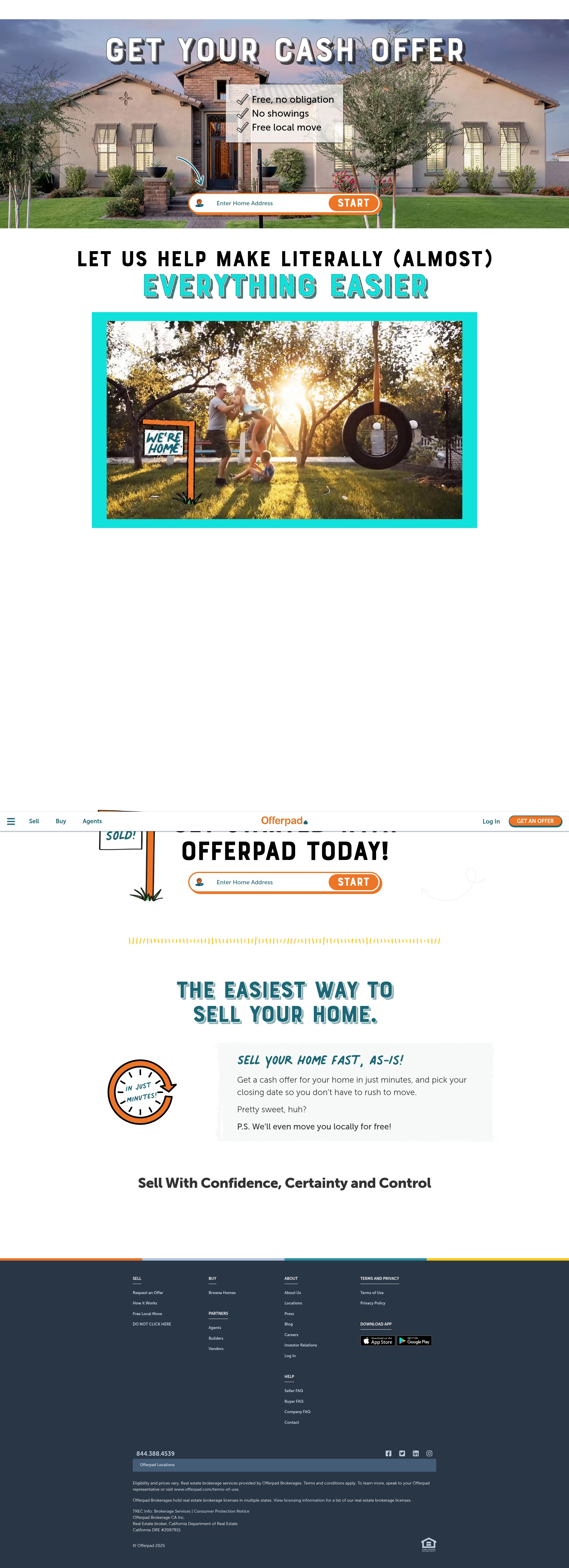 Screenshot of www.offerpad.com