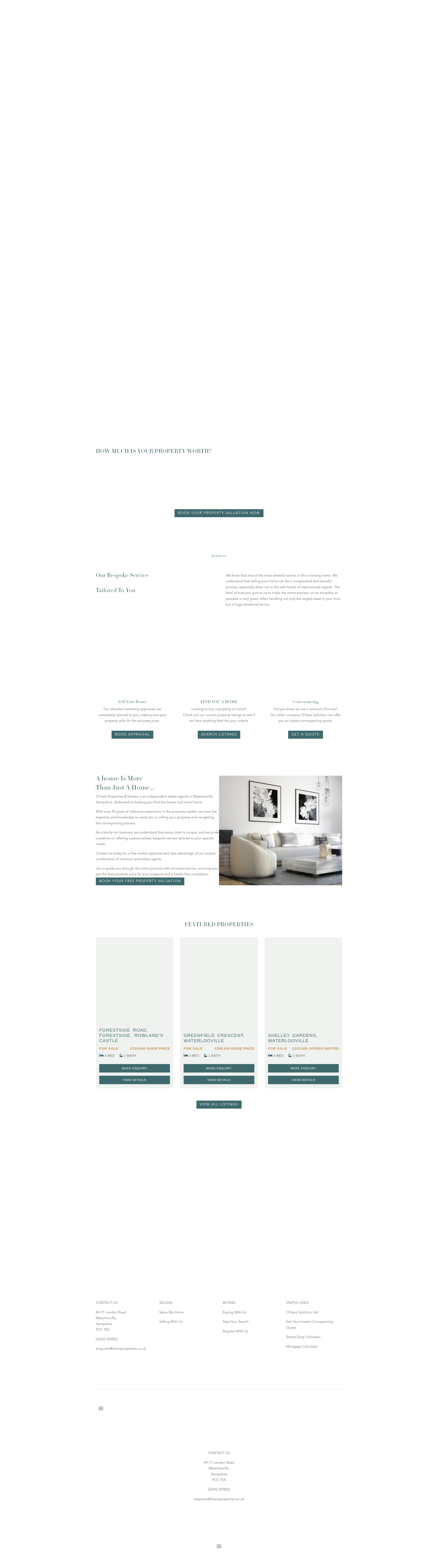 Screenshot of www.oharapropertiesandestates.co.uk