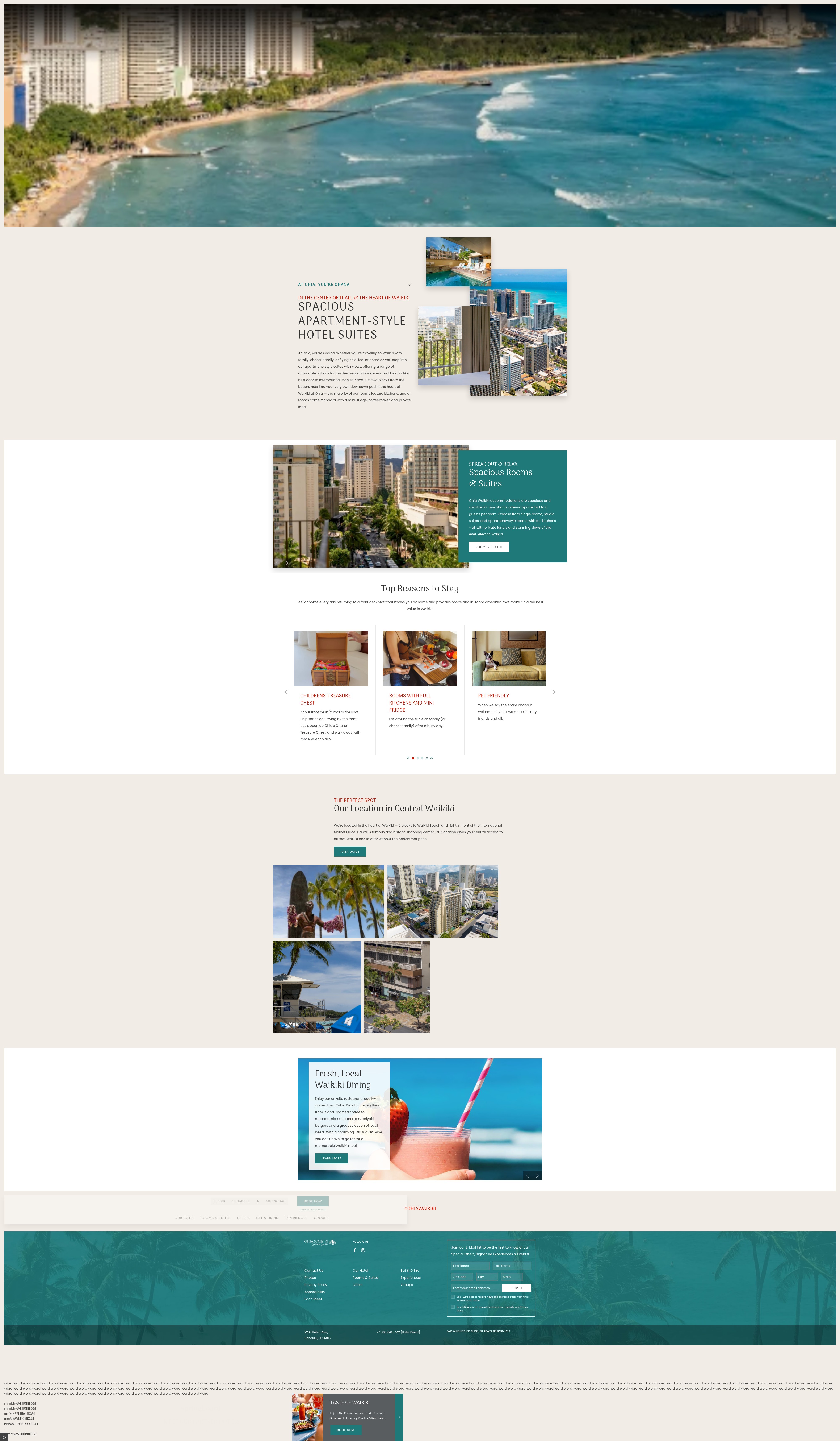 Screenshot of www.ohiawaikiki.com
