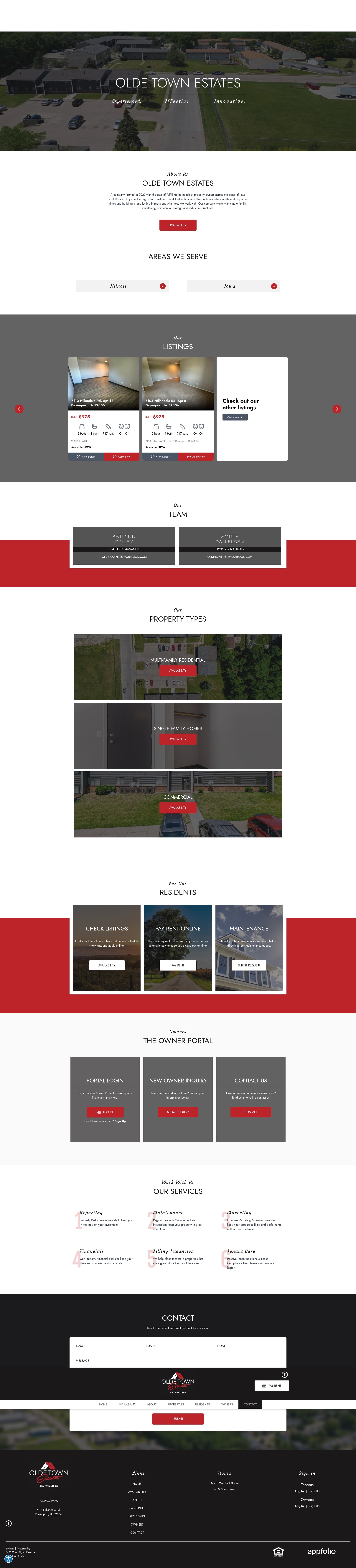 Screenshot of www.oldetownpm.com