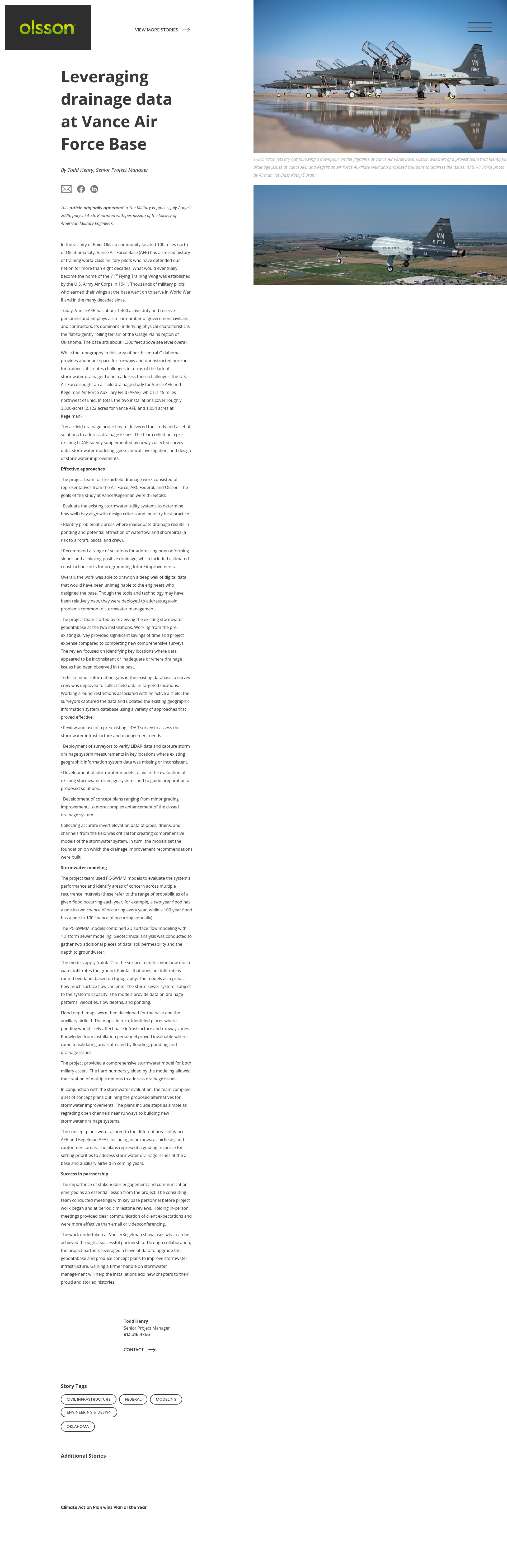 Screenshot of www.olsson.com