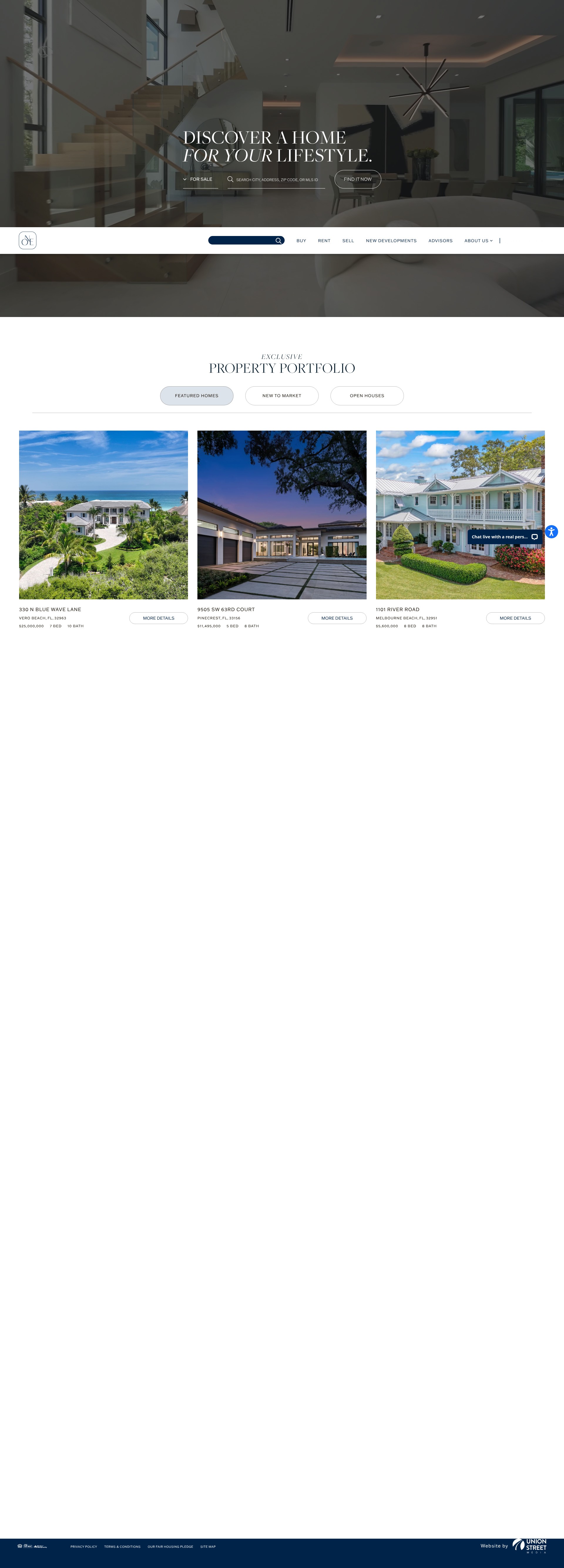 Screenshot of www.onesothebysrealty.com