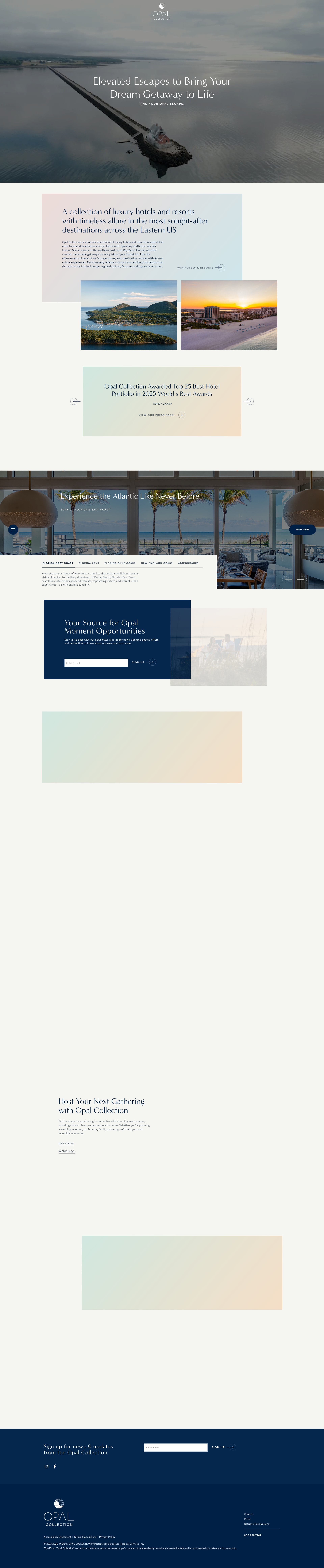 Screenshot of www.opalcollection.com