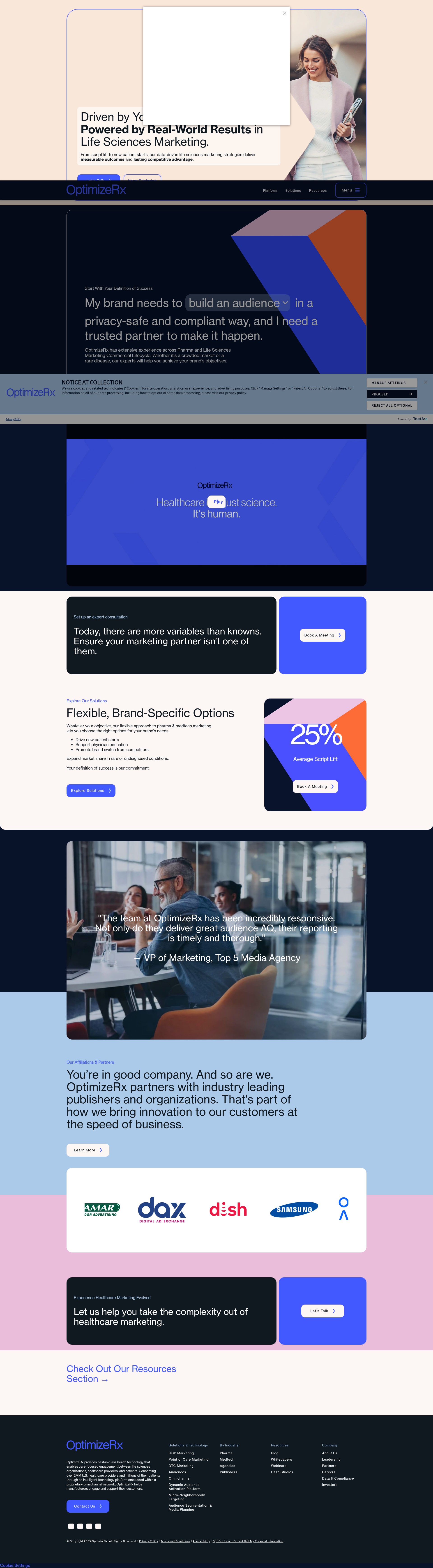Screenshot of www.optimizerx.com