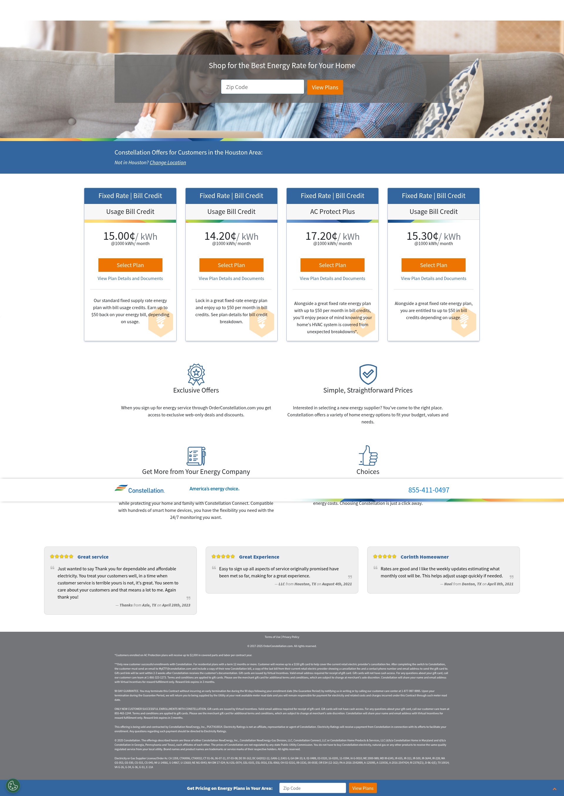 Screenshot of www.orderconstellation.com