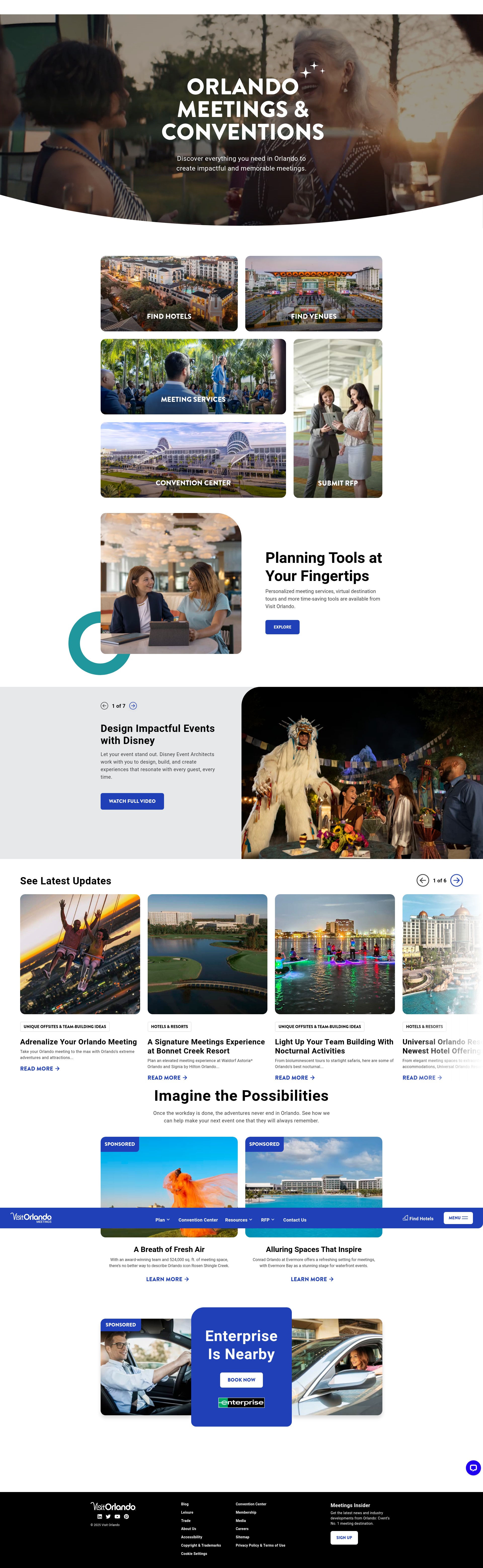 Screenshot of www.orlandomeeting.com