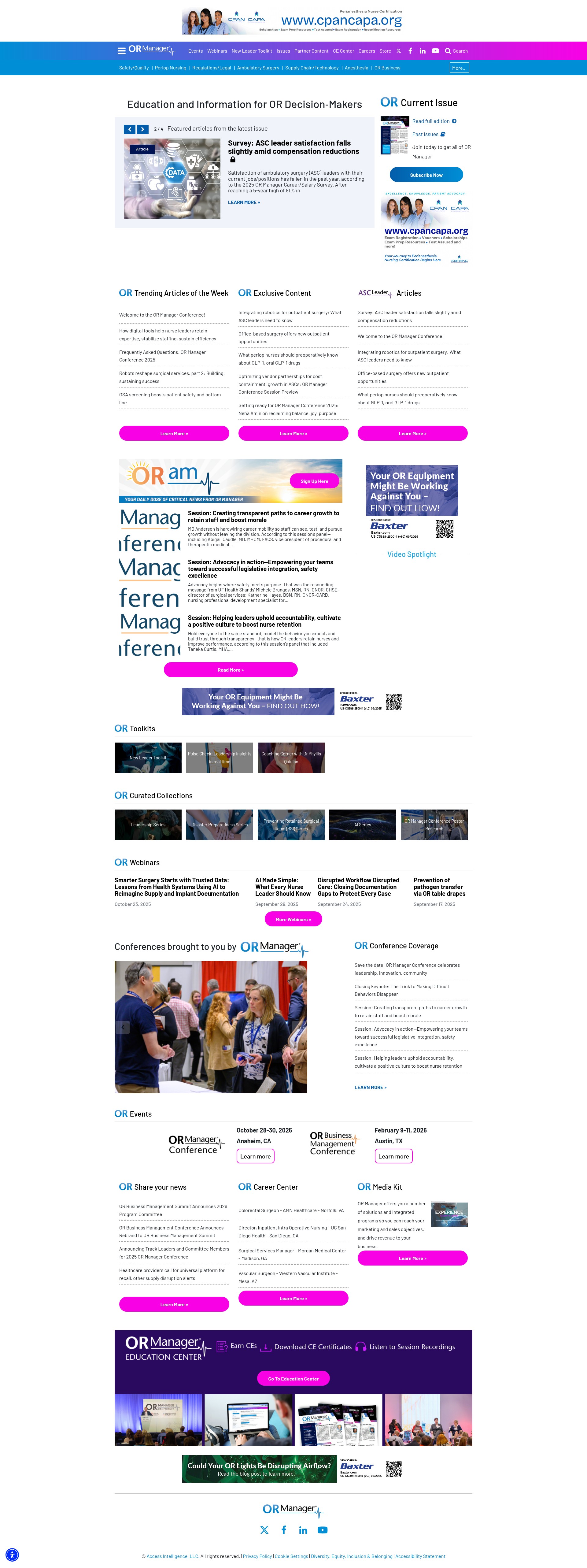 Screenshot of www.ormanager.com
